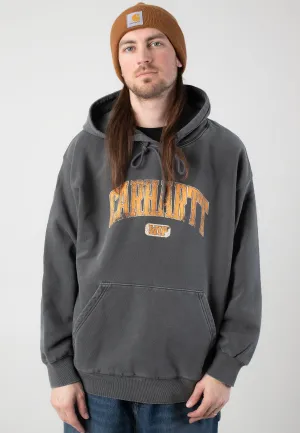 Personalizable Handsome Finish Carhartt WIP - Hooded Library Garment Dyed Black - Hoodie
