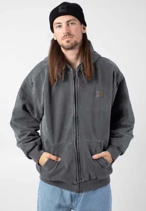 Carhartt WIP - Hooded Vista Garment Dyed Graphite - Jacket Calendar suitable for anniversaries