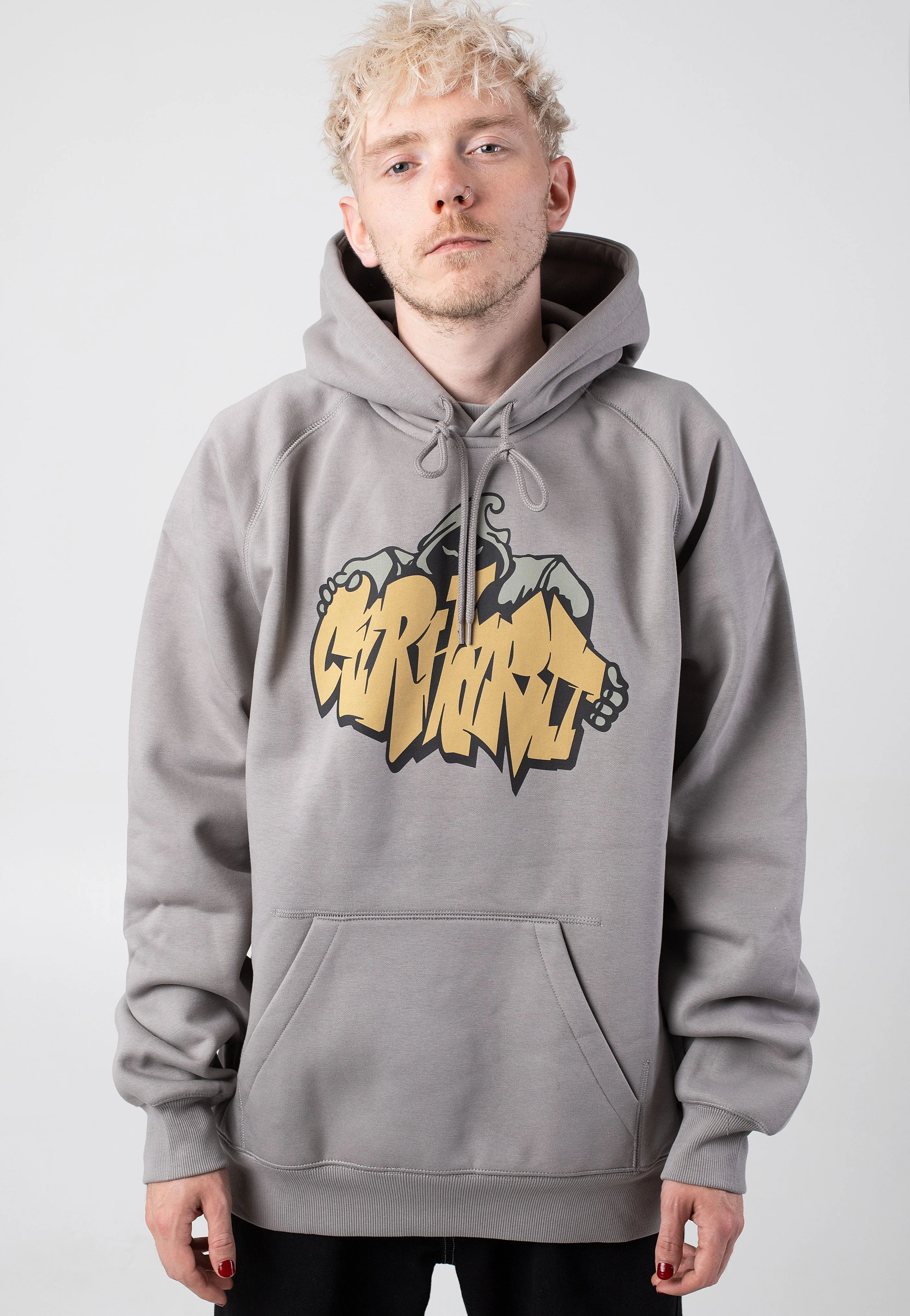 Carhartt WIP - Hooded Yute Misty Grey - Hoodie Asian style