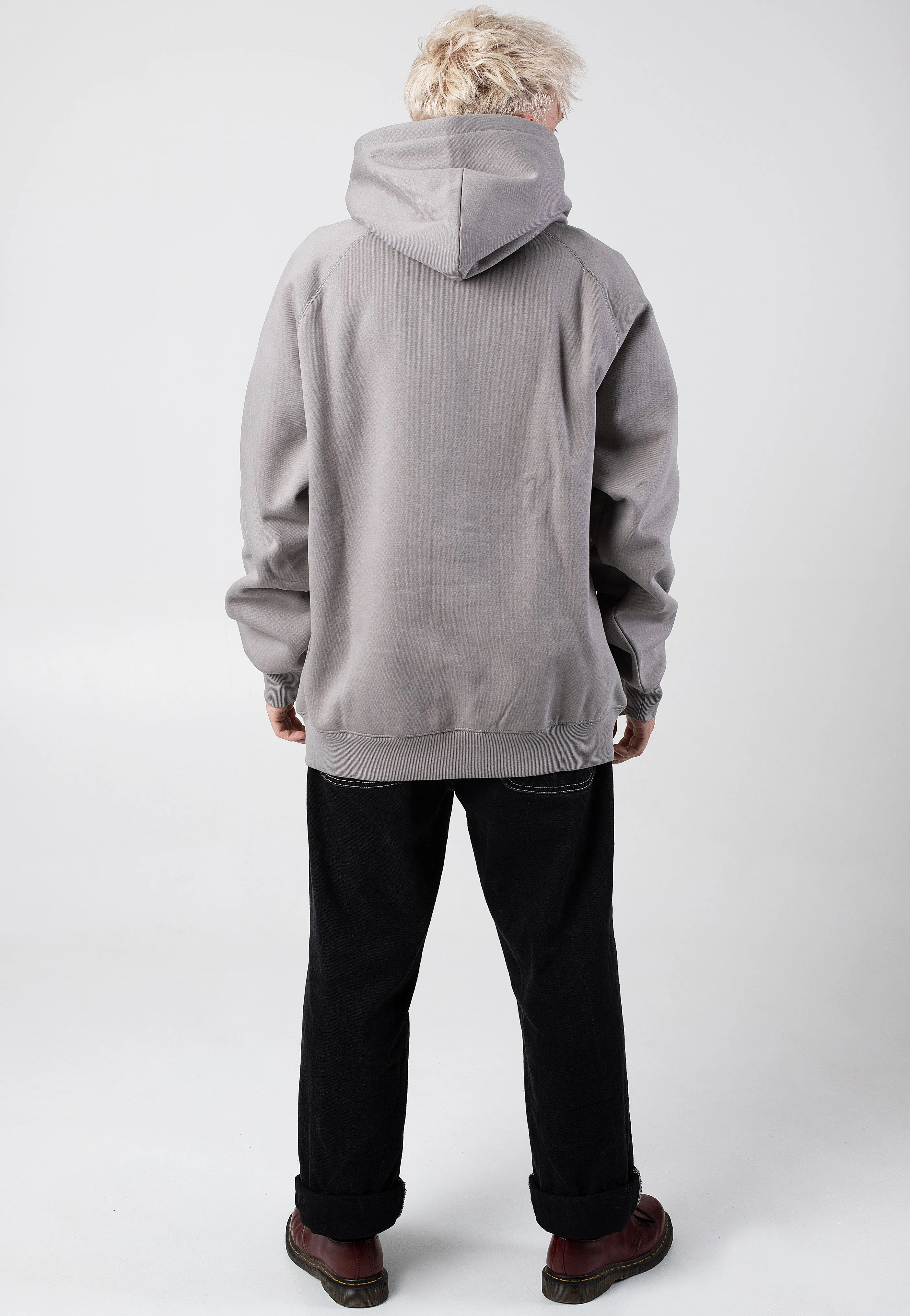 Carhartt WIP - Hooded Yute Misty Grey - Hoodie Durable Cotton