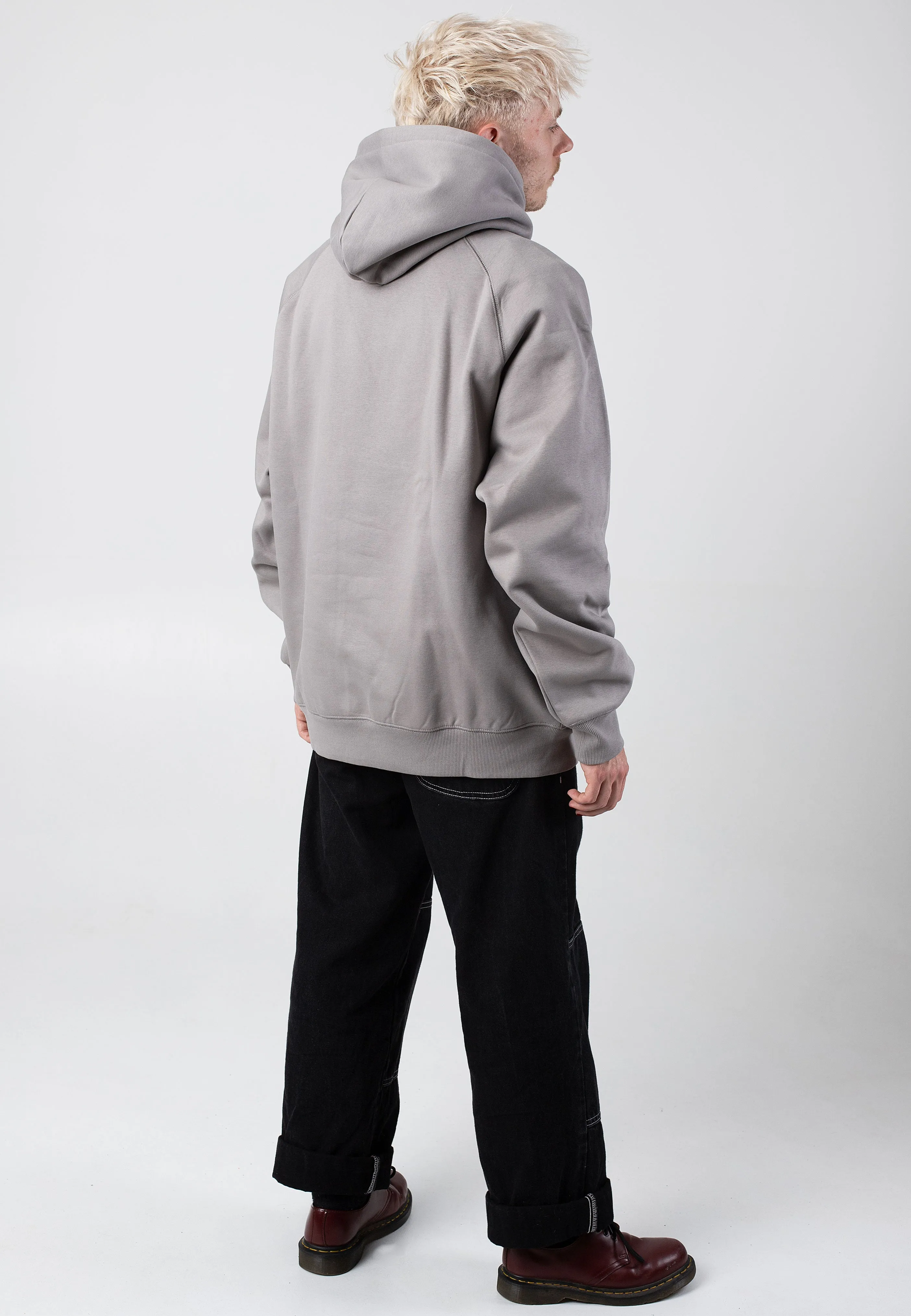 Carhartt WIP - Hooded Yute Misty Grey - Hoodie Durable Cotton