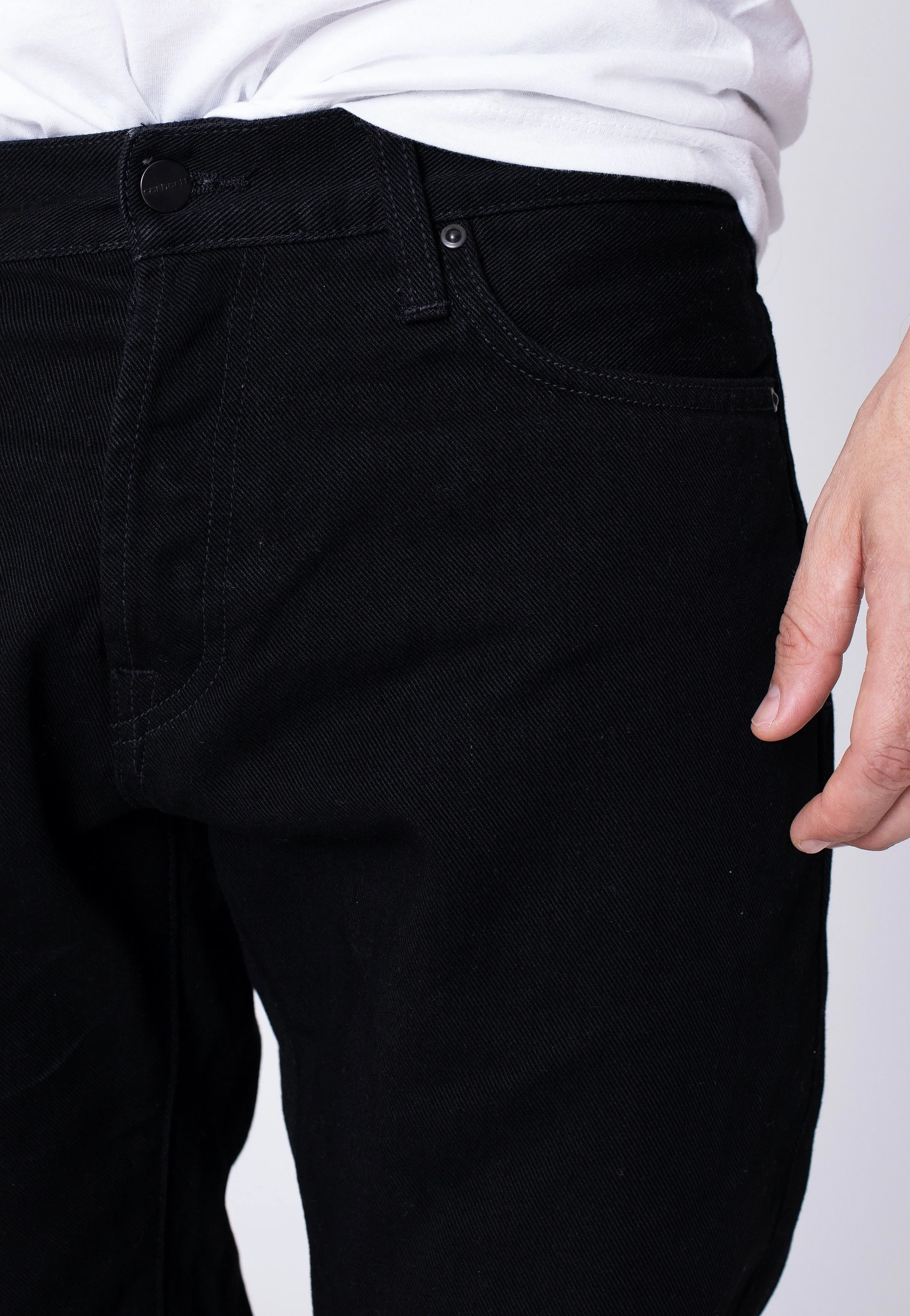 Carhartt WIP - Klondike Black One Wash - Jeans Travel Fit