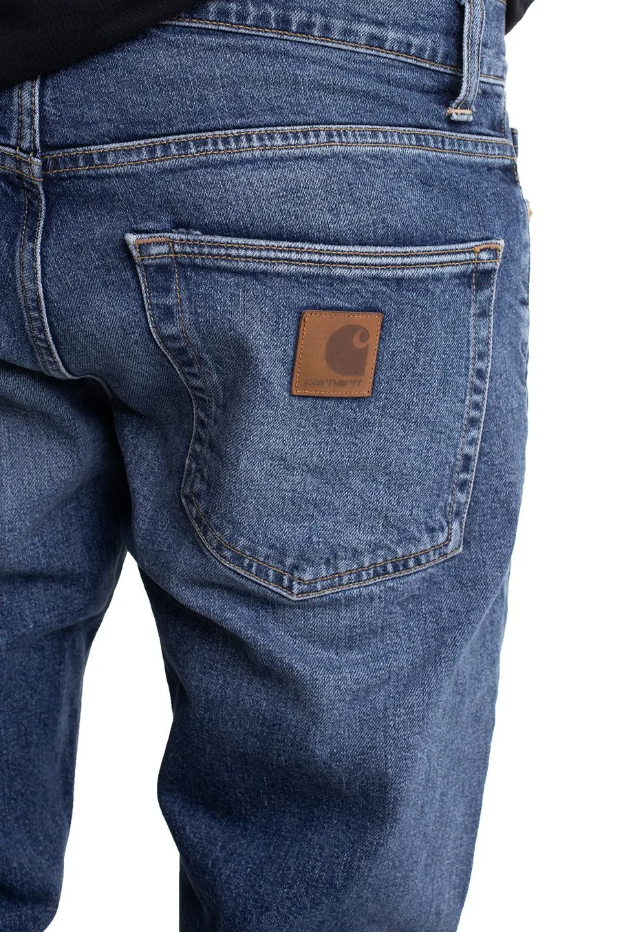 Carhartt WIP - Klondike Mid Used Wash Blue - Jeans Neat Finish