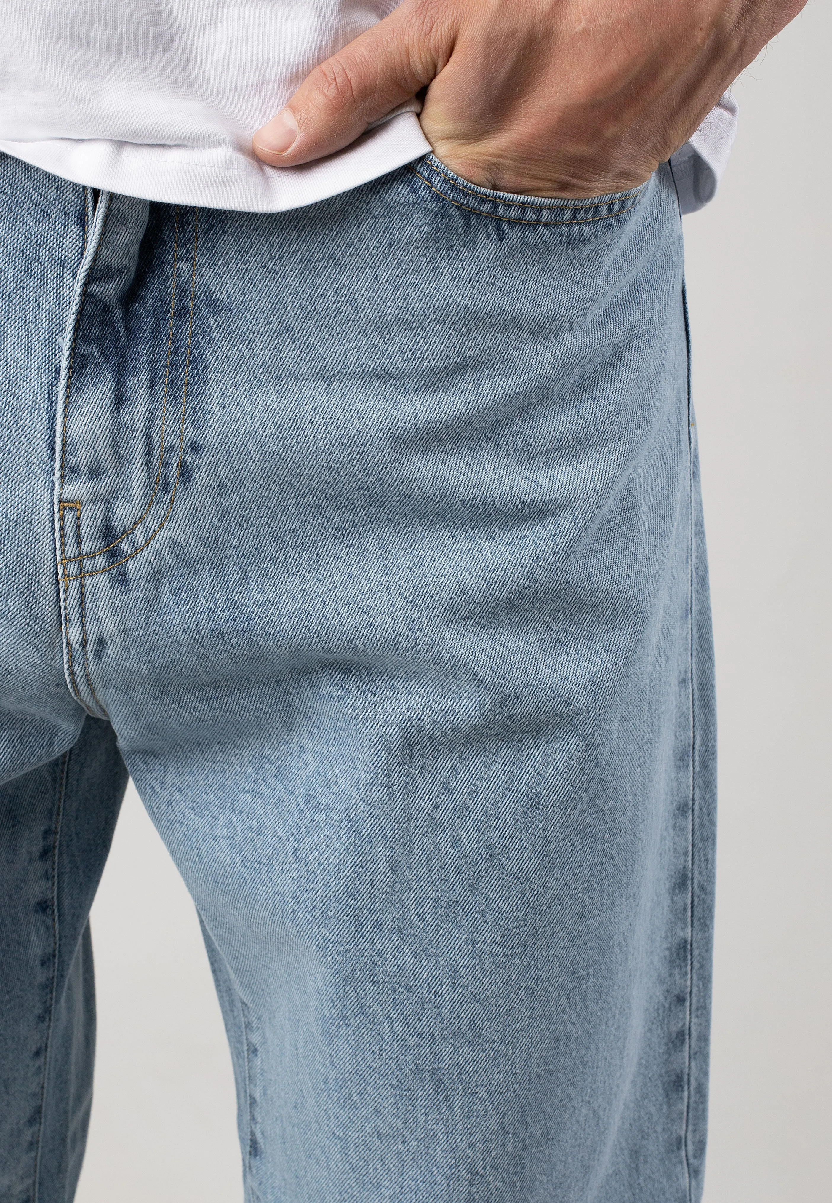 Carhartt WIP - Landon Bleached Blue - Jeans Perfect Movement