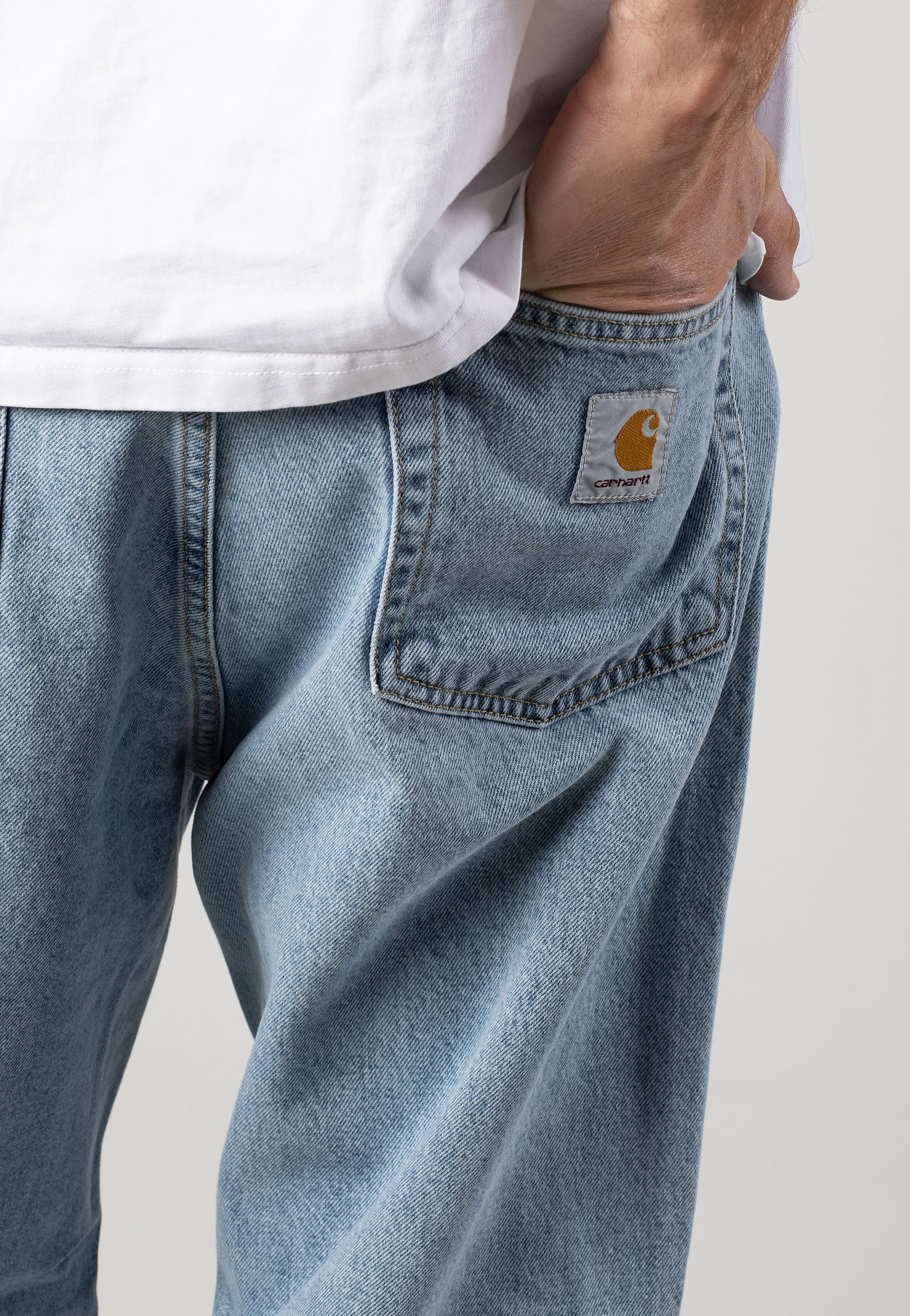 Carhartt WIP - Landon Bleached Blue - Jeans Perfect Movement
