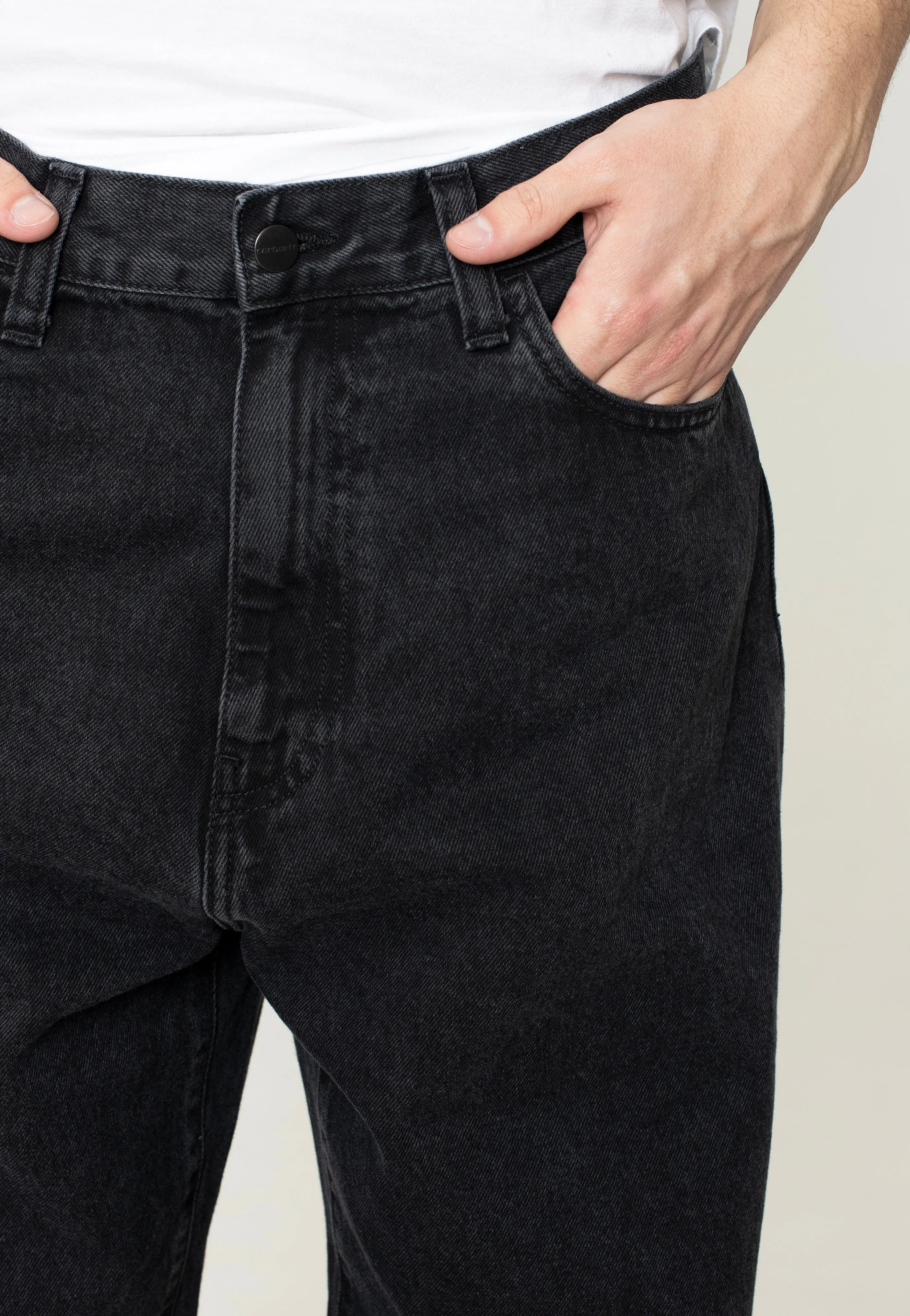 Carhartt WIP - Landon Pant Stone Washed Black - Jeans All-day Comfort