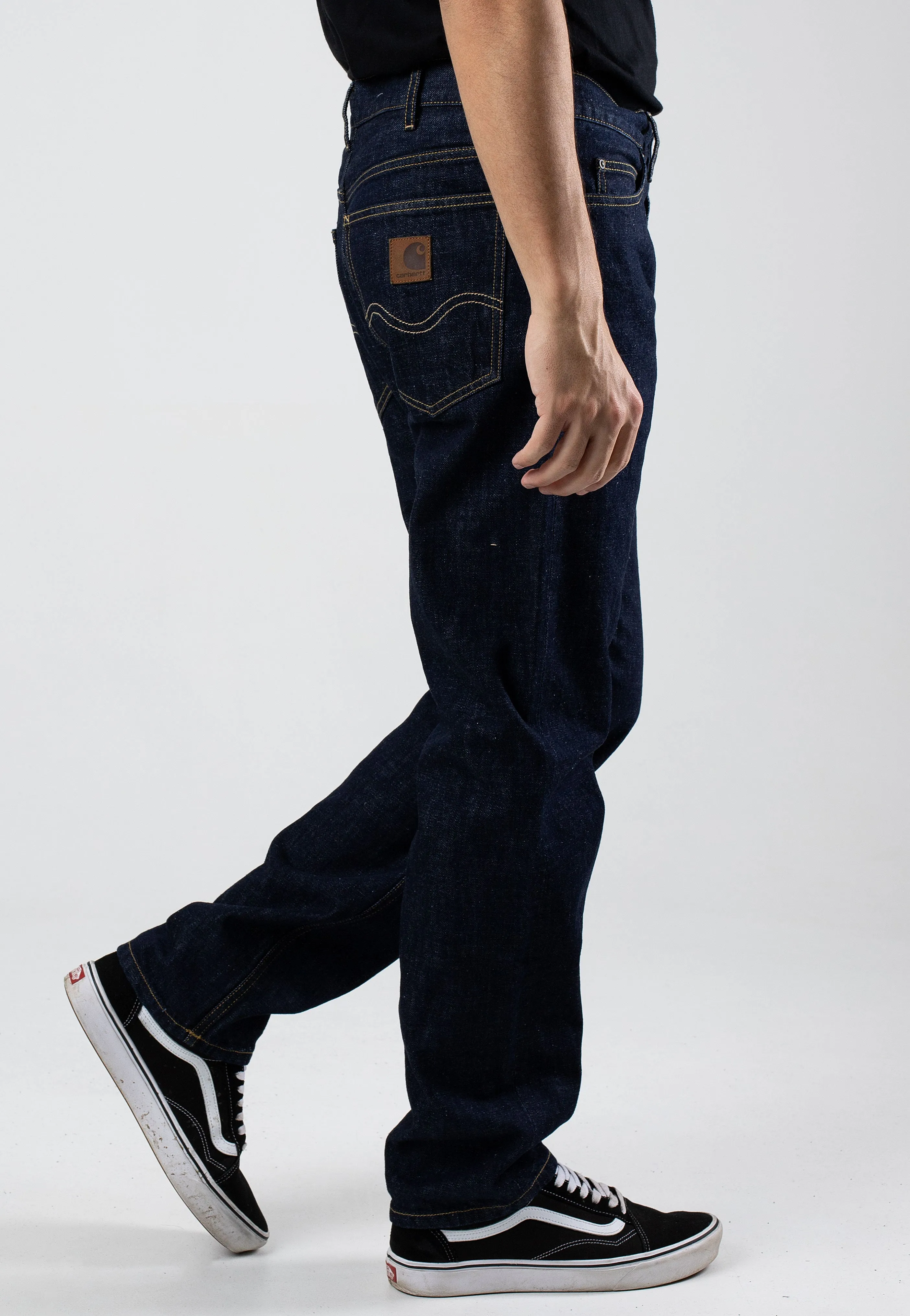 Carhartt WIP - Marlow Rinsed Blue - Jeans Simple Touch