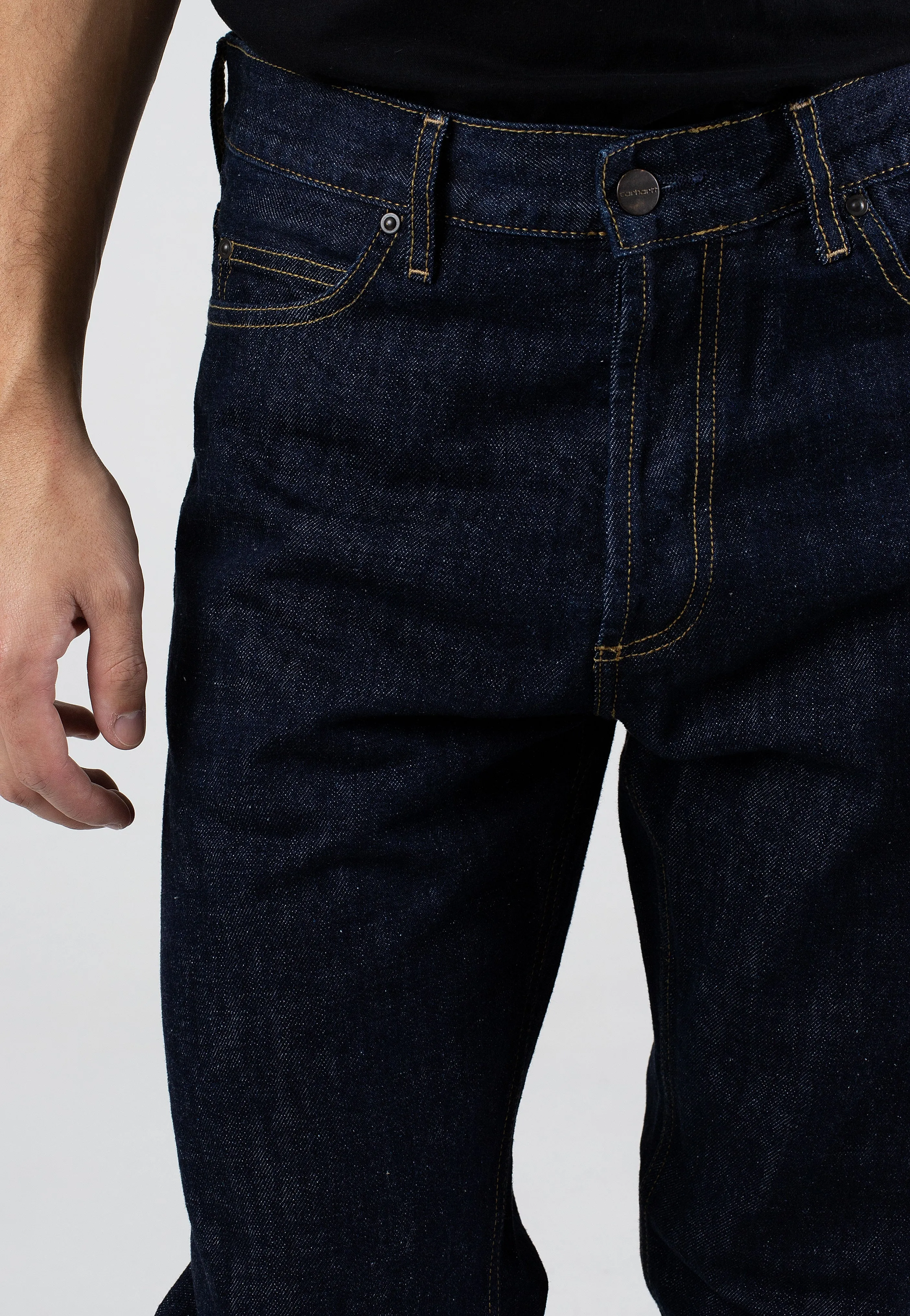 Carhartt WIP - Marlow Rinsed Blue - Jeans Simple Touch