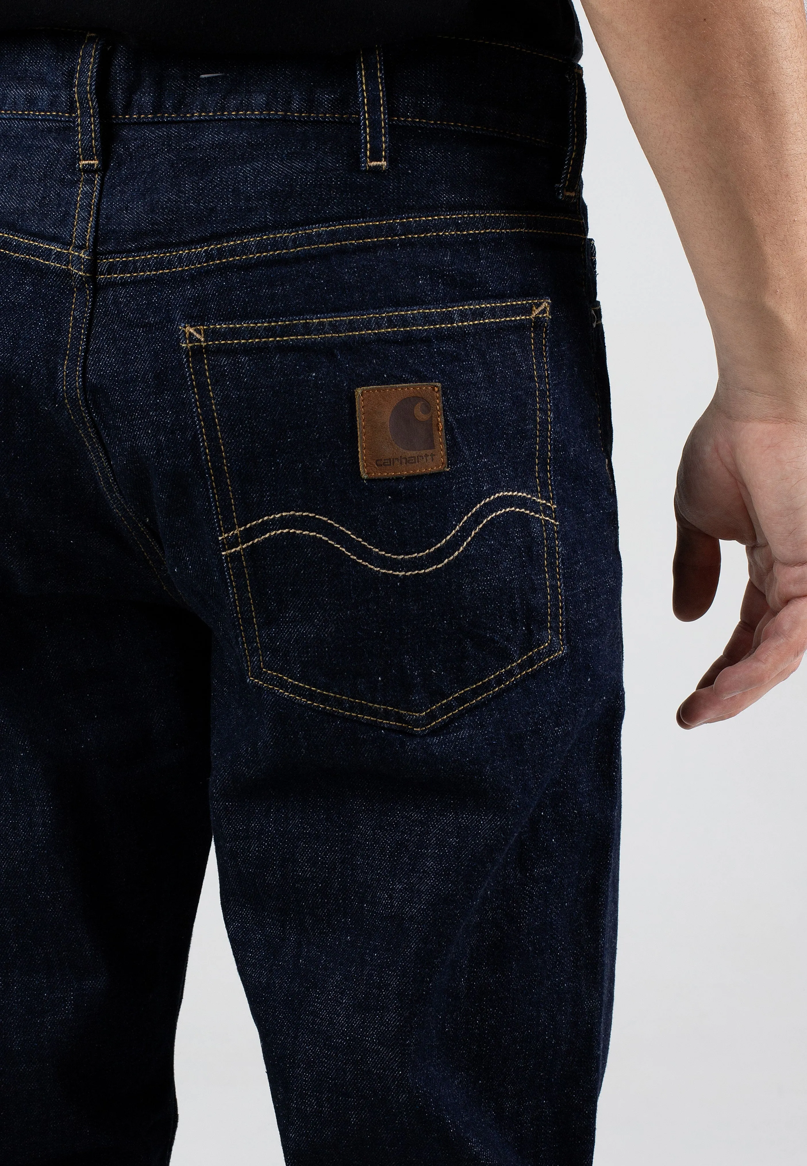 Carhartt WIP - Marlow Rinsed Blue - Jeans Simple Touch