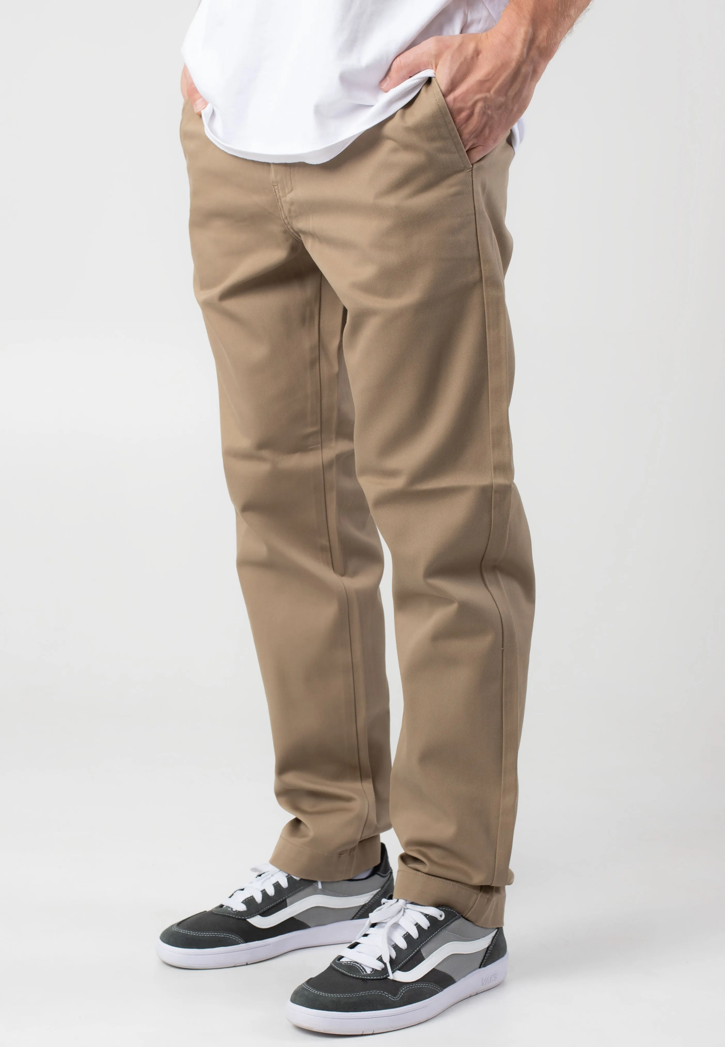 Carhartt WIP - Master Rinsed Leather - Pants elegant design