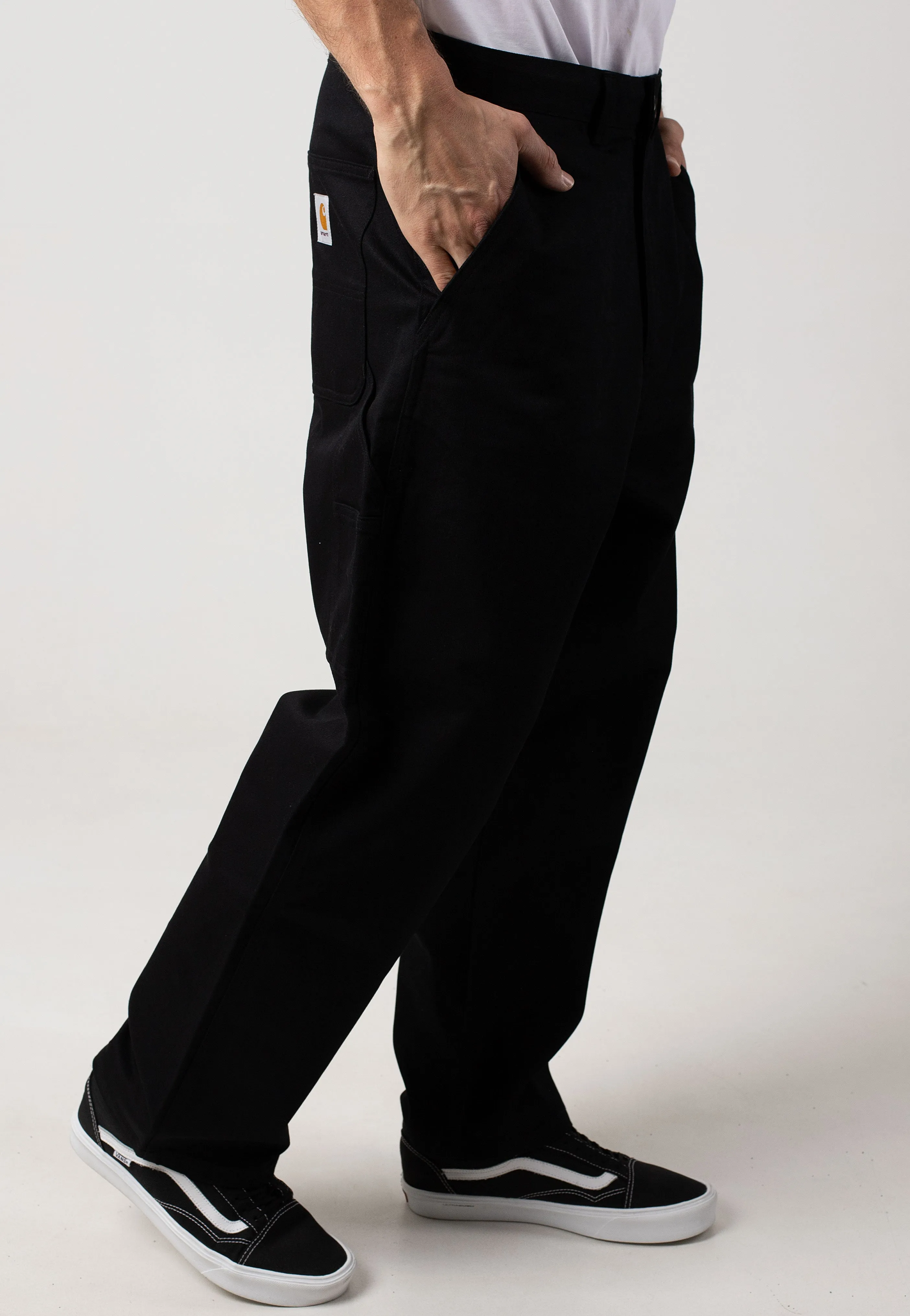 Carhartt WIP - Midland Black - Jeans Vintage feel