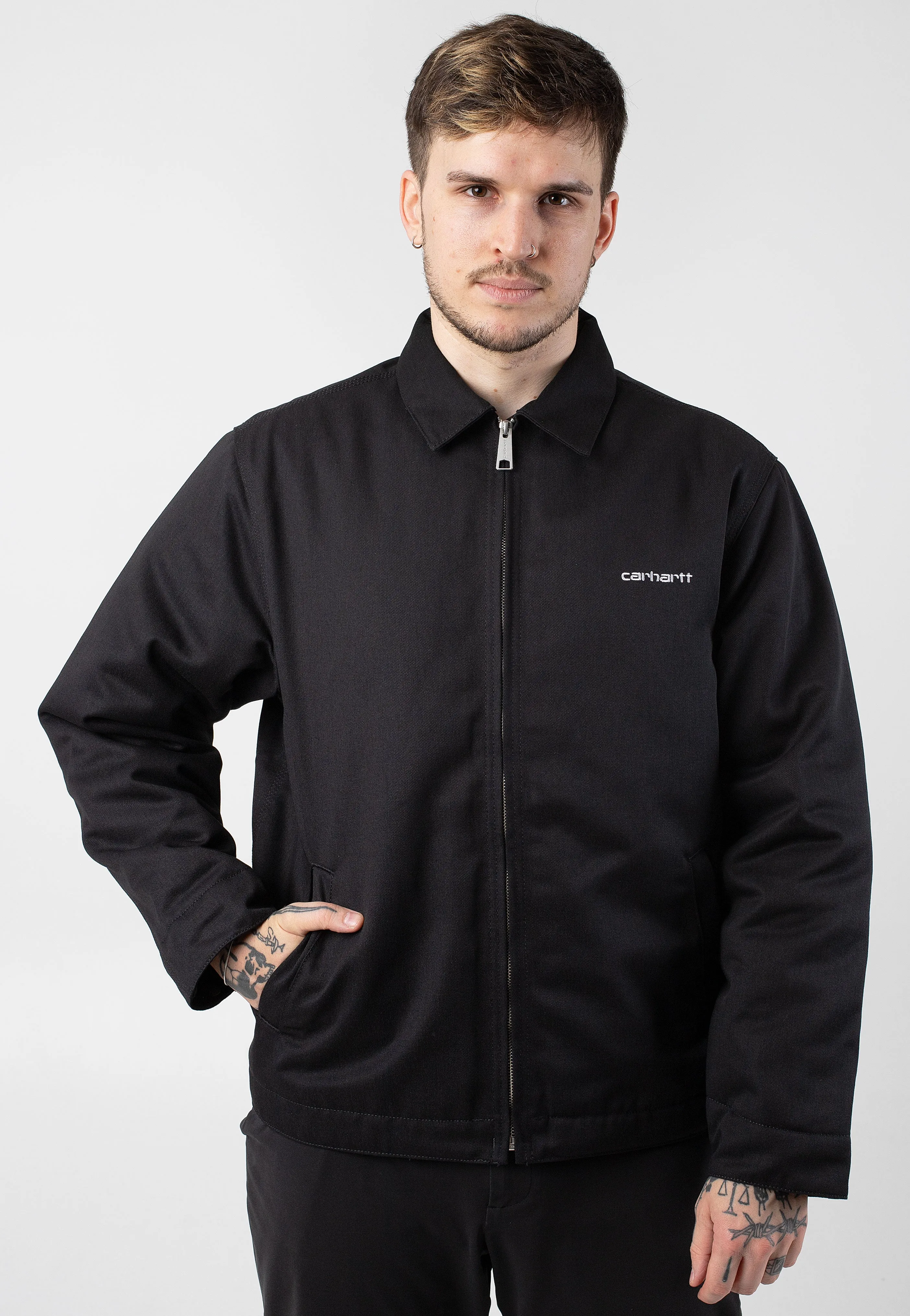 Carhartt WIP - Module Script Rigid Black/White - Jacket Quality good