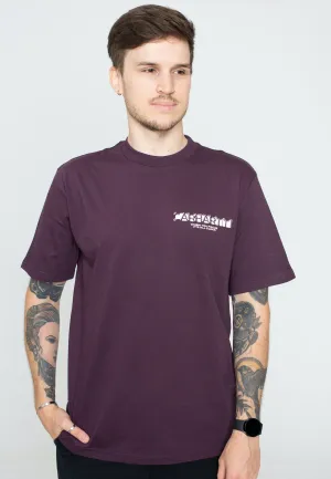 slim fit Outdoor Comfort Carhartt WIP - Natural Surveillance Dark Plum - T-Shirt