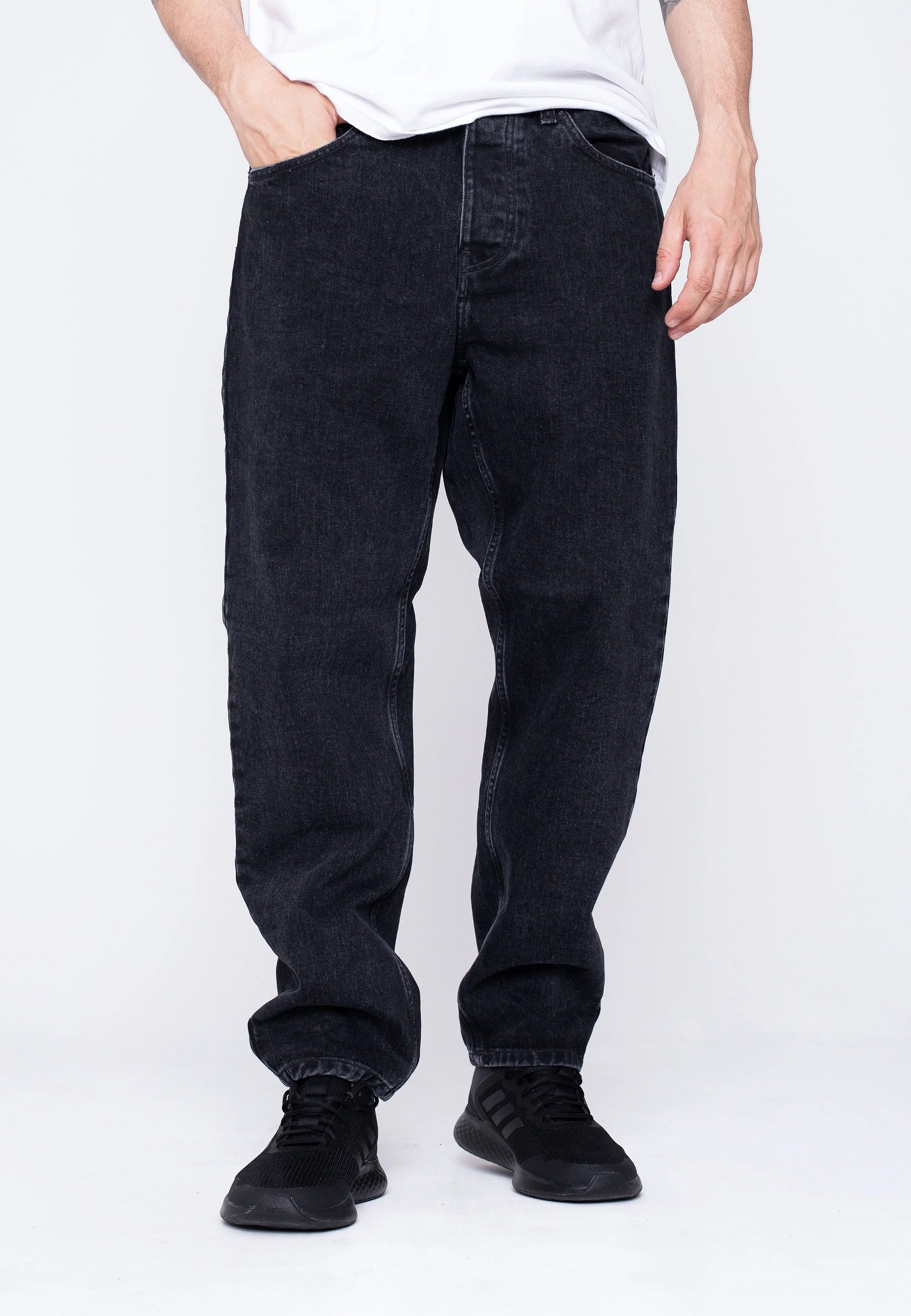 Carhartt WIP - Newel Black Stone Washed - Jeans Always Needed