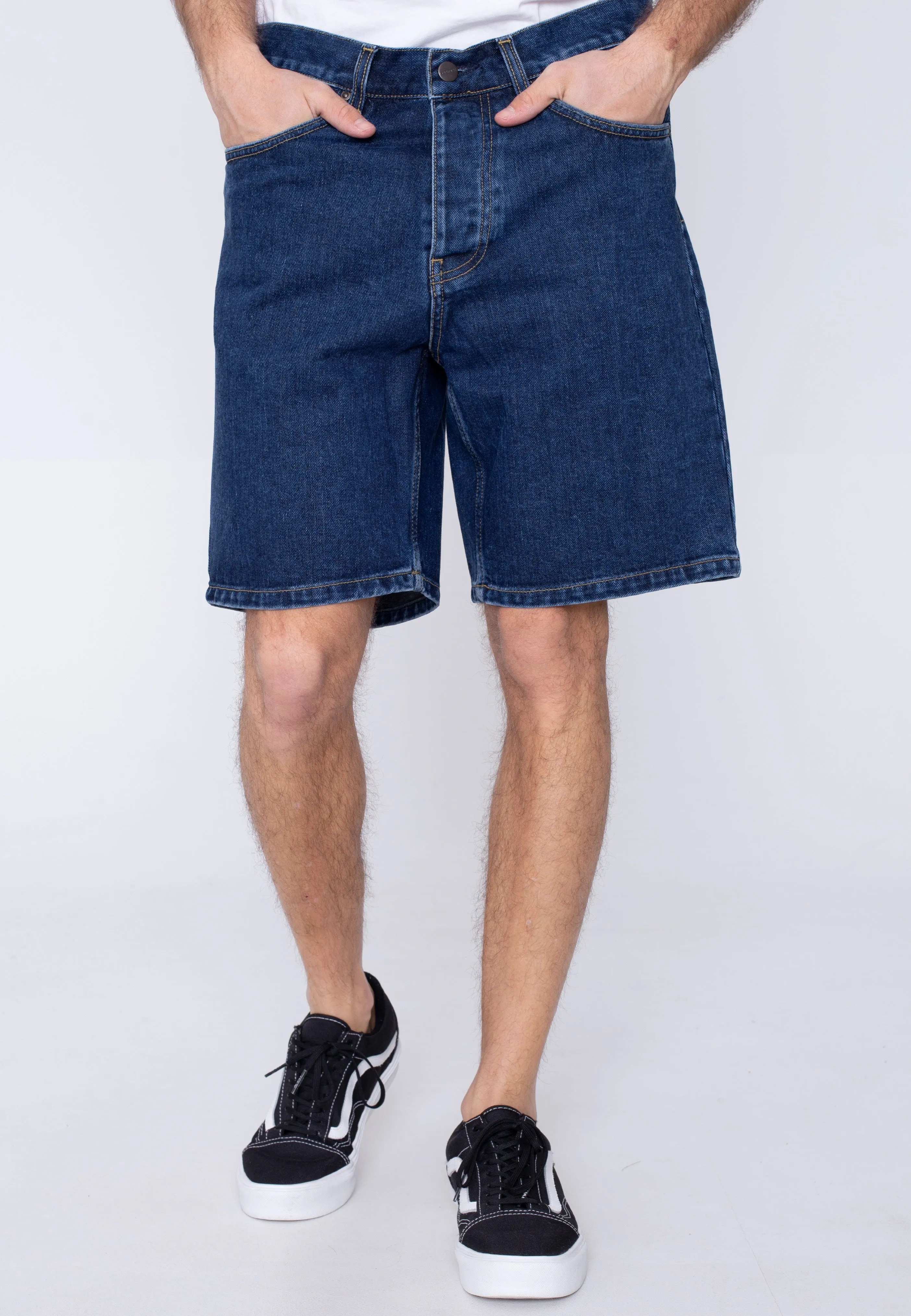 Carhartt WIP - Newel Blue Stone Washed - Shorts Airy Touch