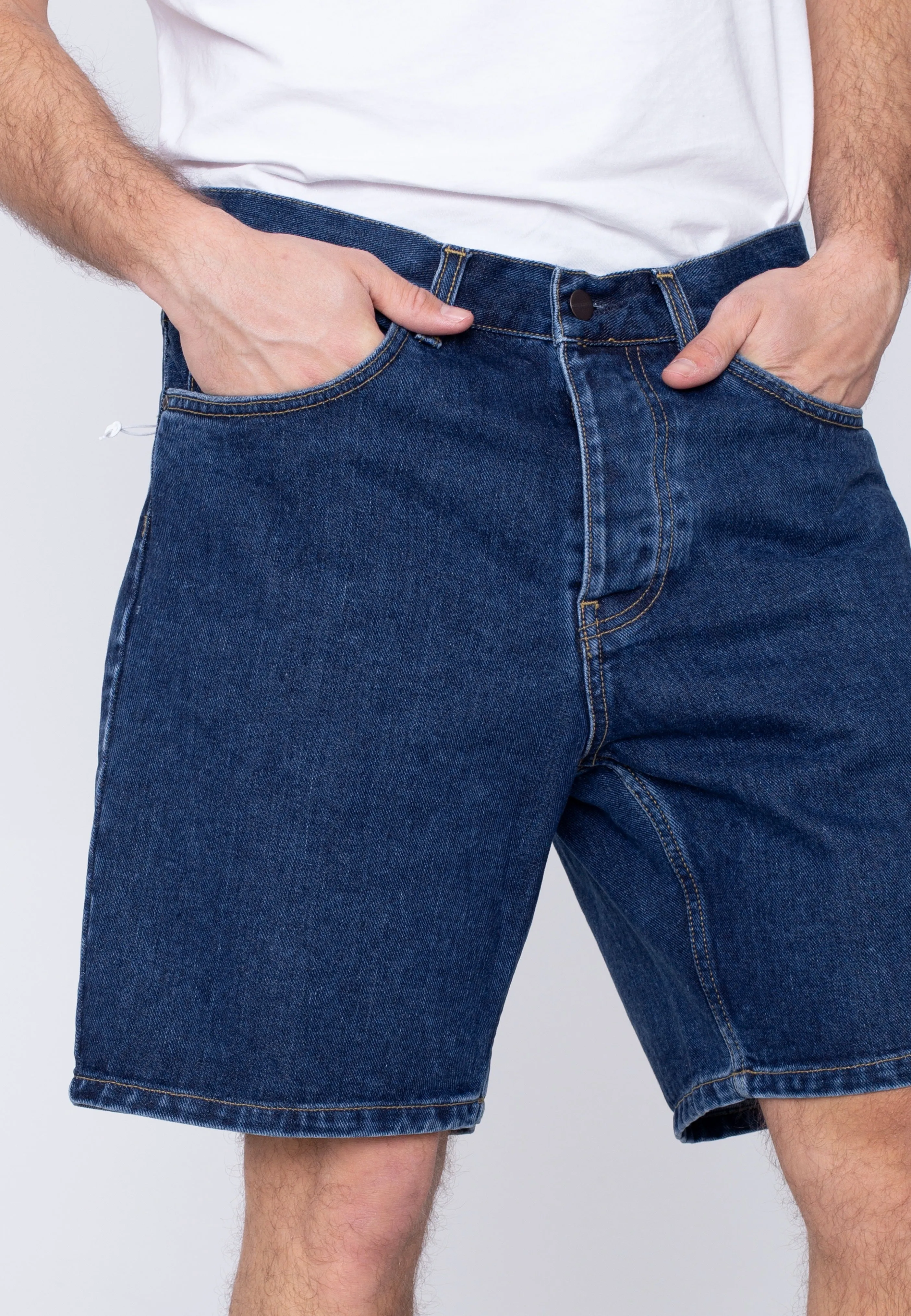 Carhartt WIP - Newel Blue Stone Washed - Shorts Relax Fit