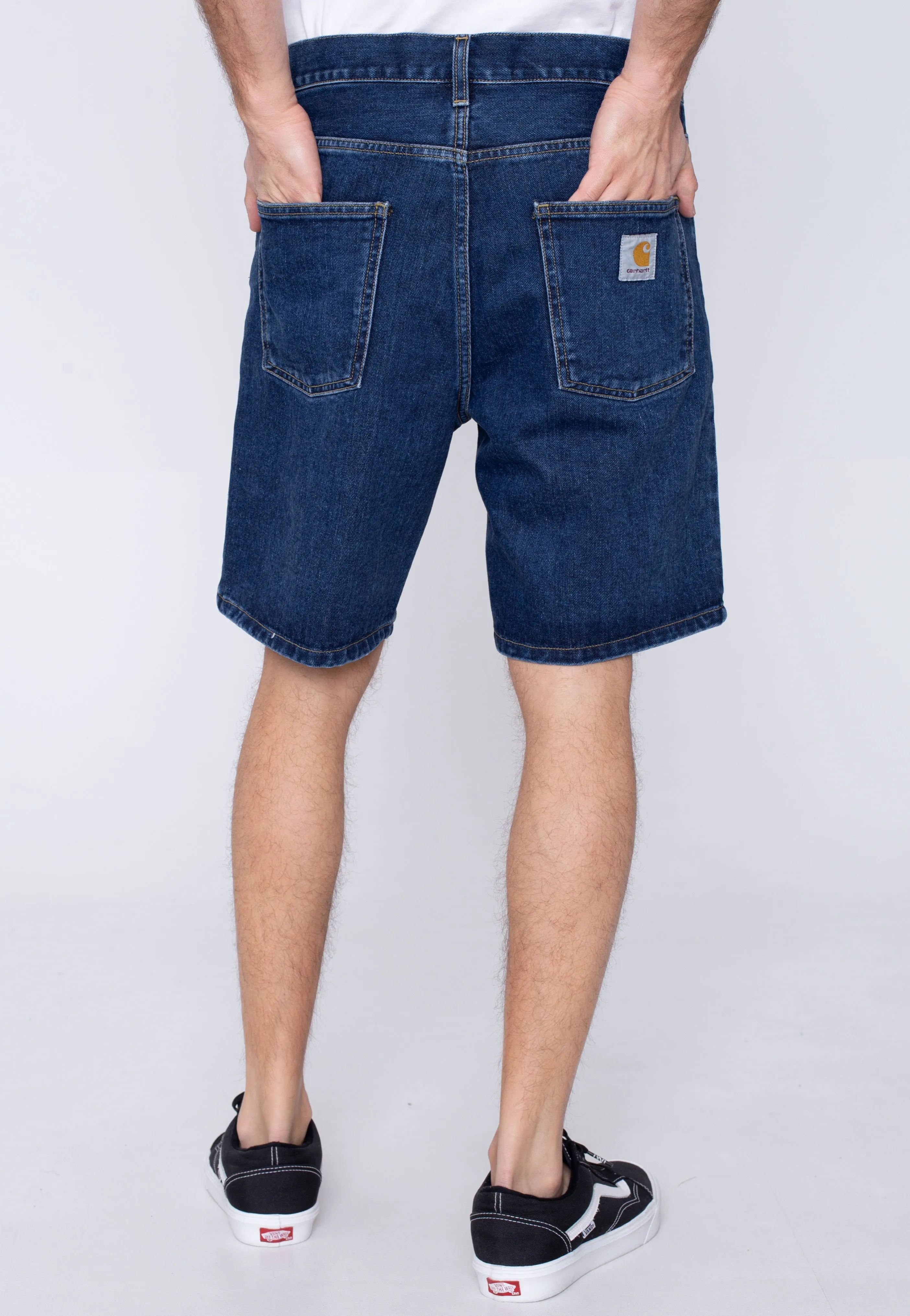 Carhartt WIP - Newel Blue Stone Washed - Shorts Relax Fit