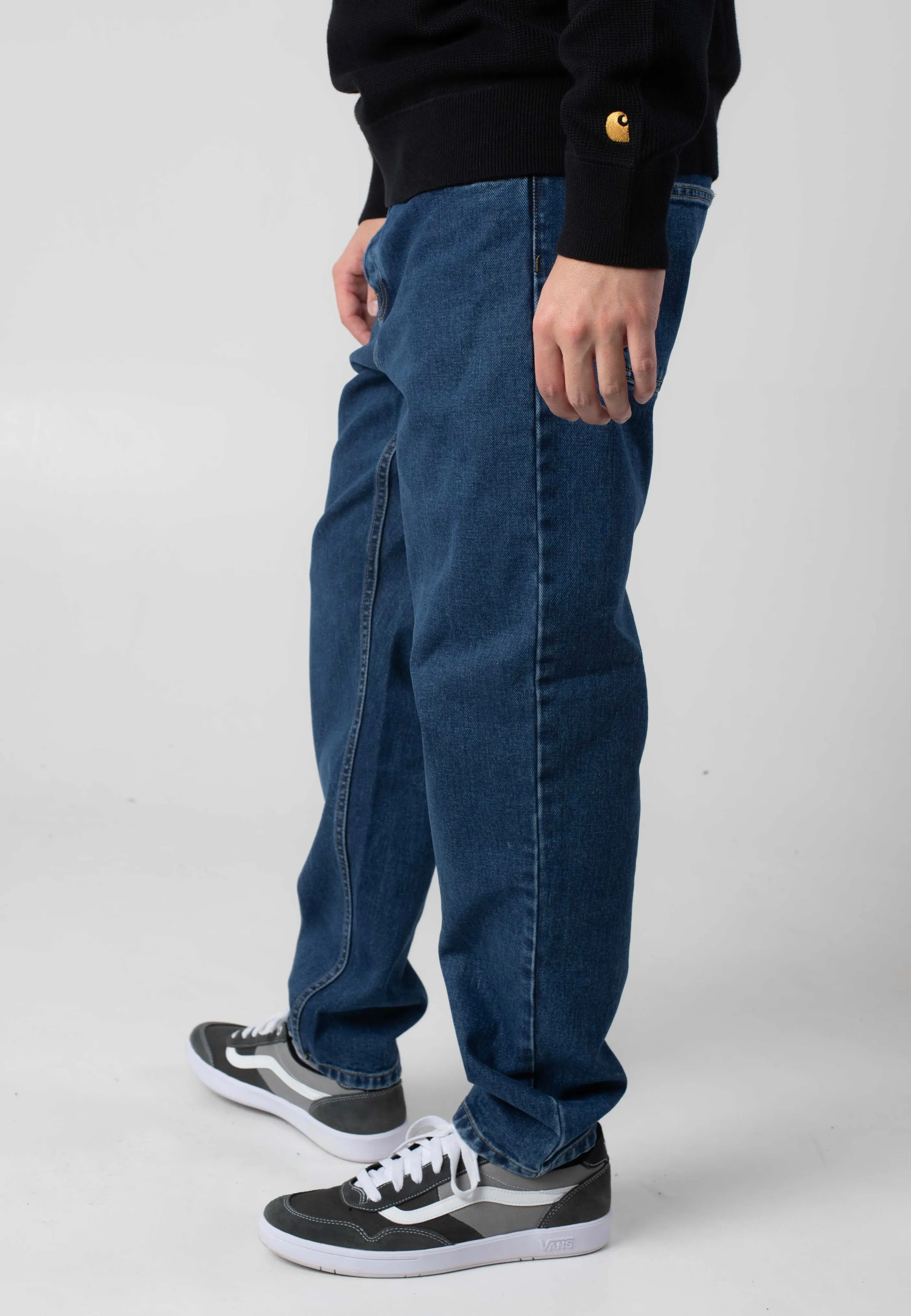 Carhartt WIP - Newel Stone Washed Blue - Pants Everyday Essential