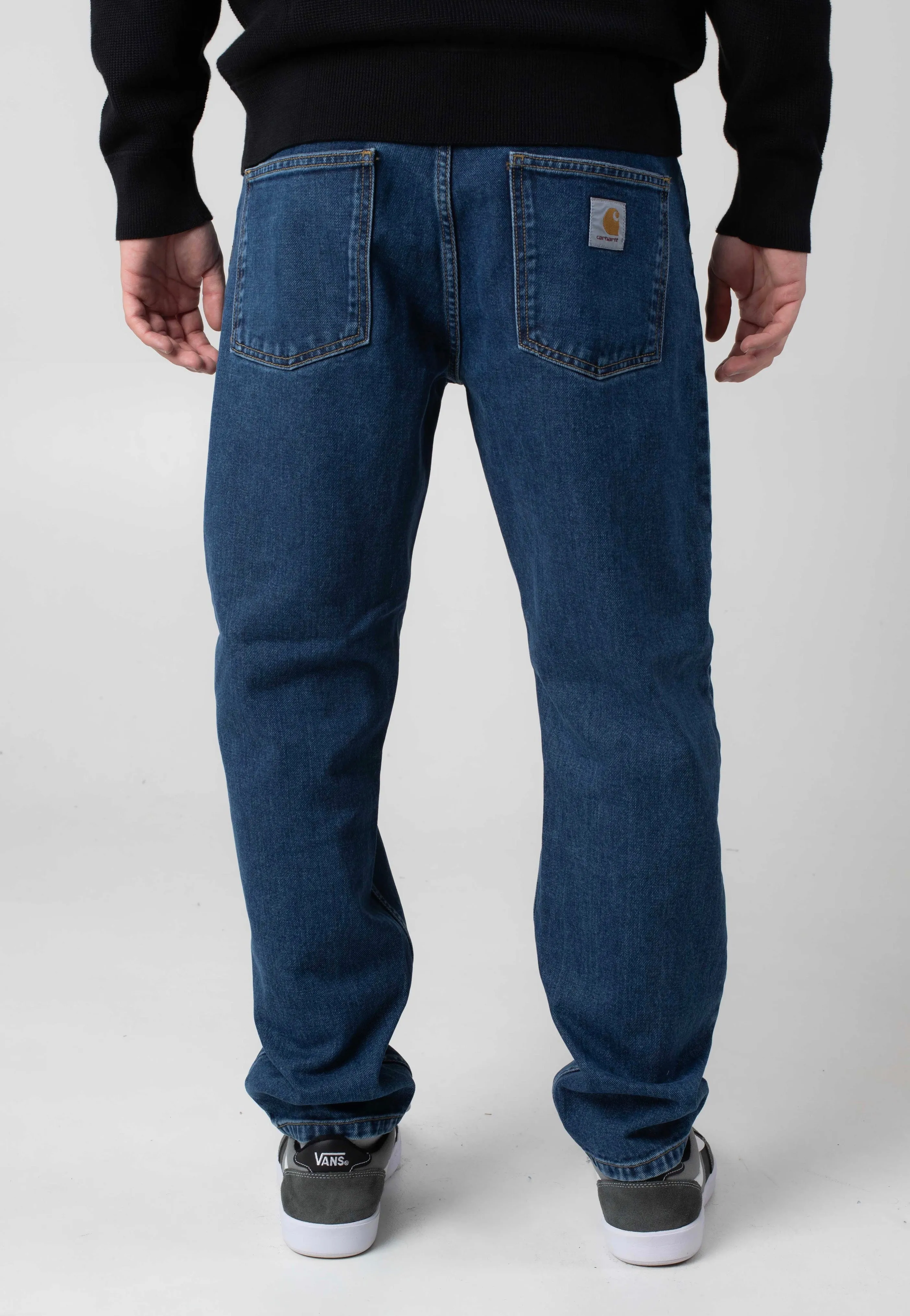 Carhartt WIP - Newel Stone Washed Blue - Pants Everyday Essential