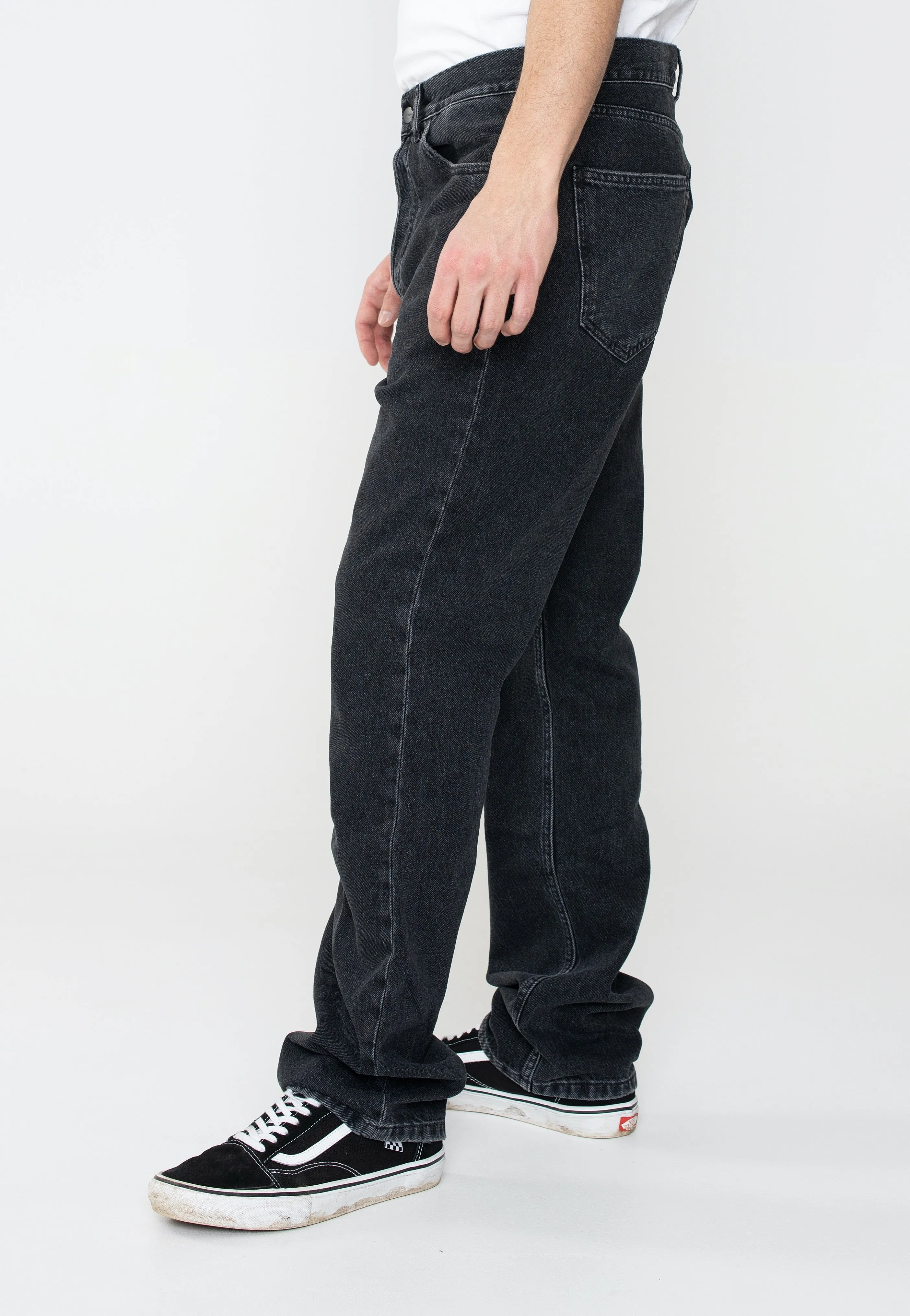 Carhartt WIP - Nolan Stone Washed Black - Jeans Body Contour