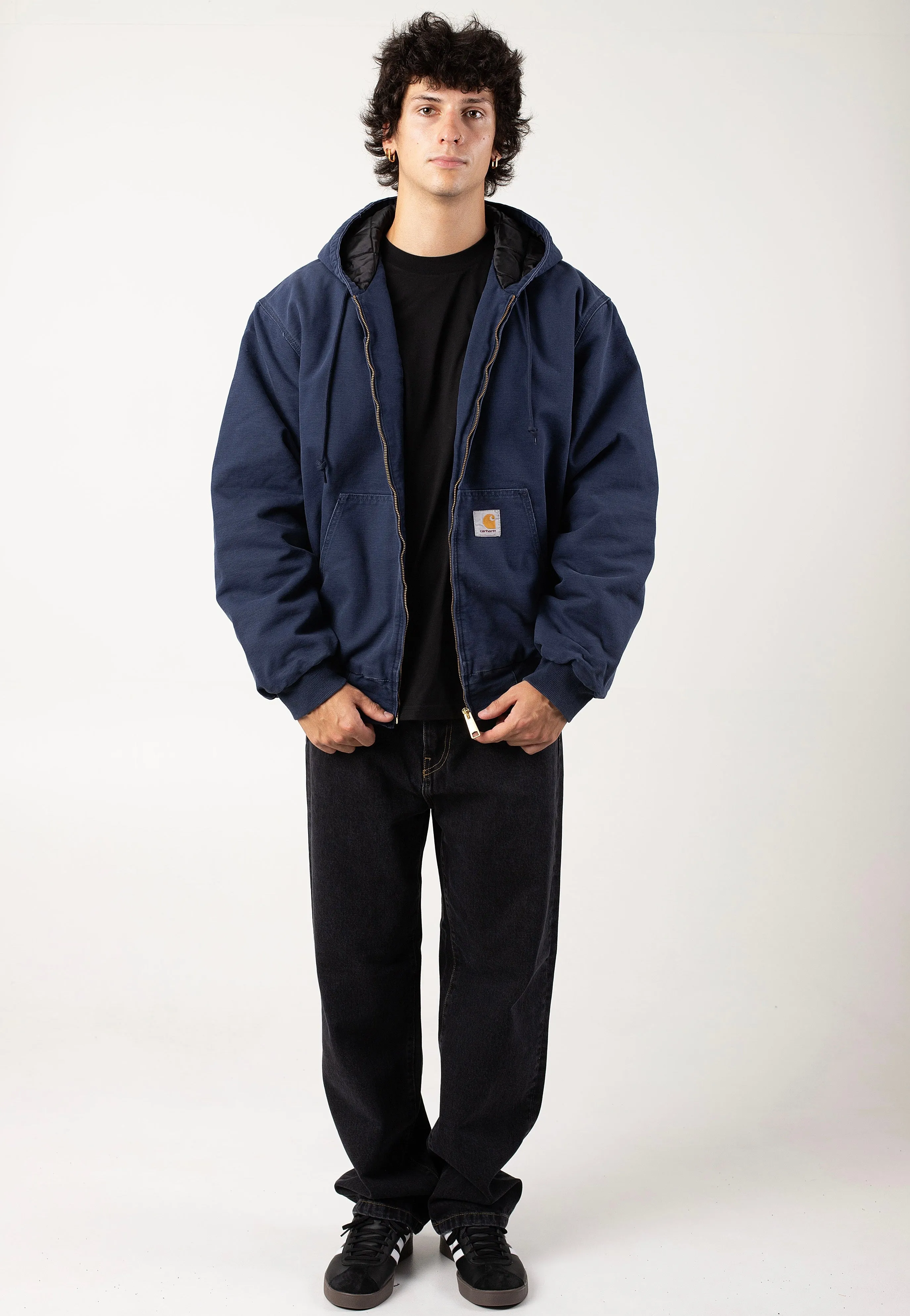Carhartt WIP - Og Active Aged Canvas Air Force Blue - Jacket Deal Style Statement