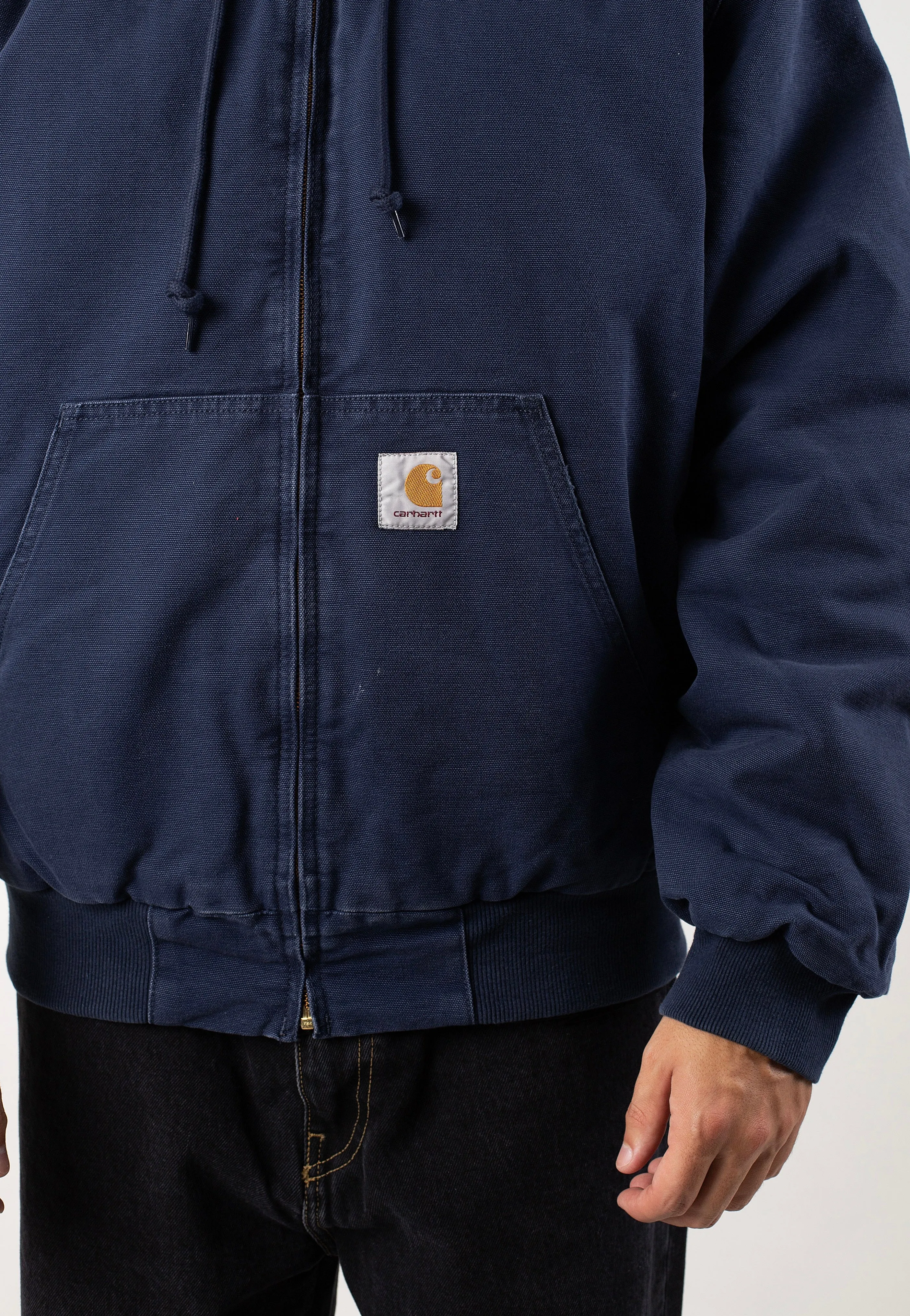 Carhartt WIP - Og Active Aged Canvas Air Force Blue - Jacket Adjustable Hood