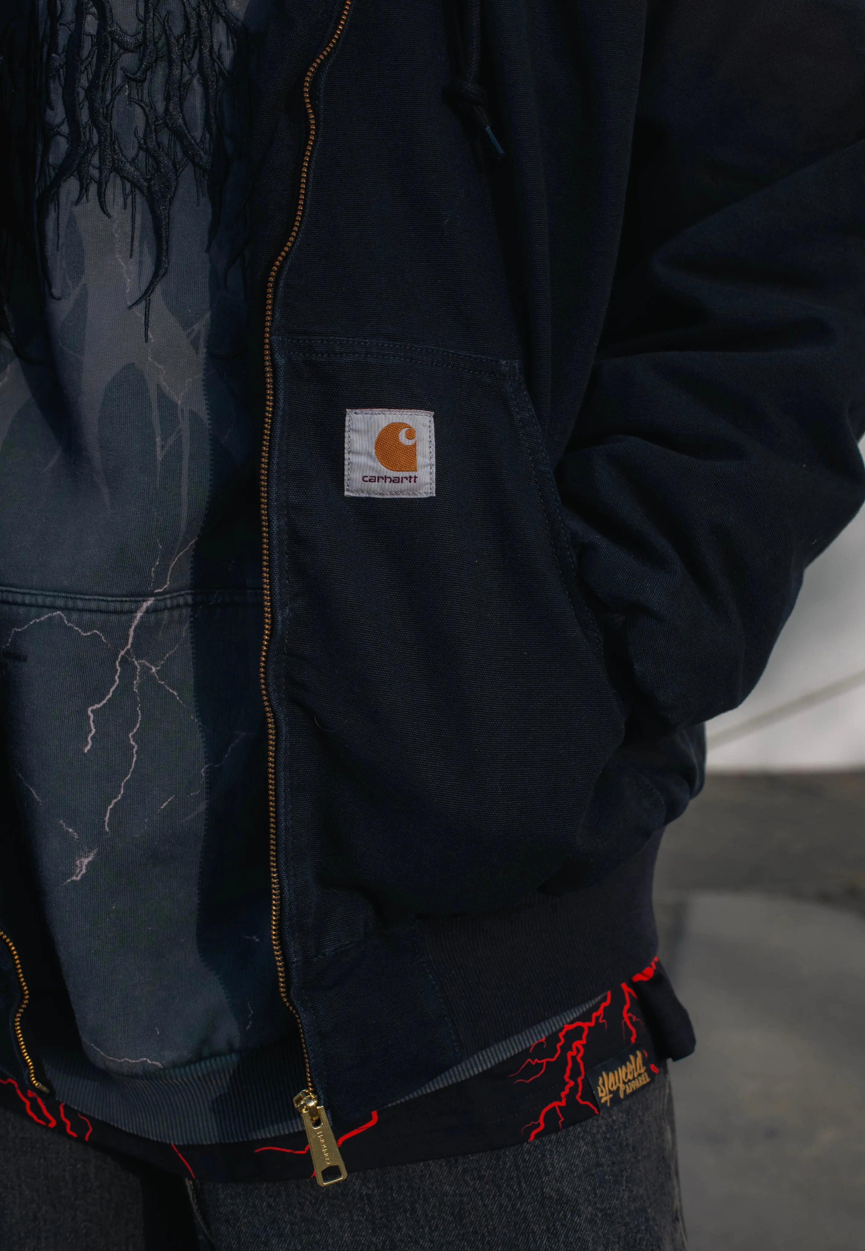 Carhartt WIP - OG Active Aged Canvas Black - Jacket Harmonica