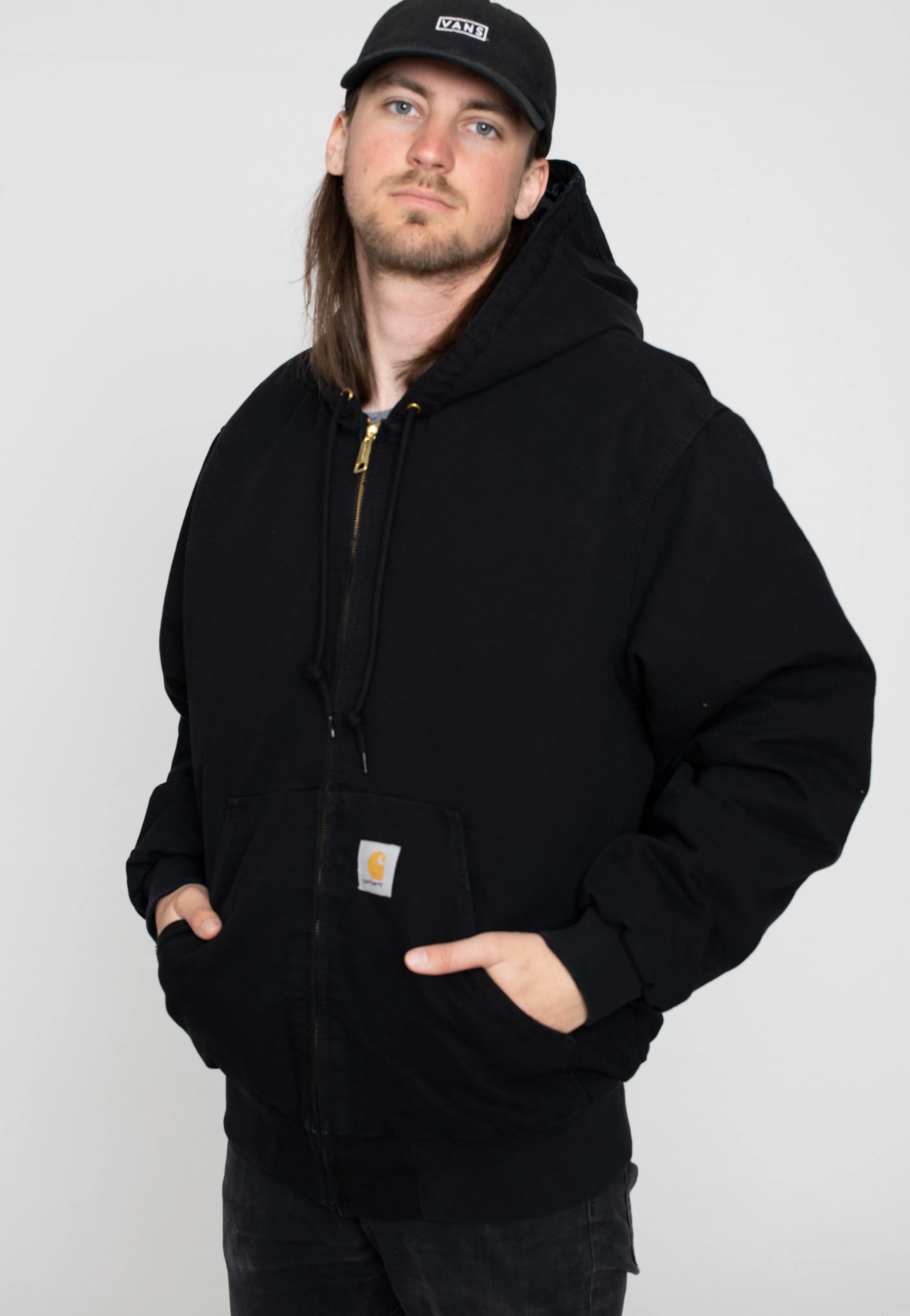 Carhartt WIP - OG Active Aged Canvas Black - Jacket Harmonica