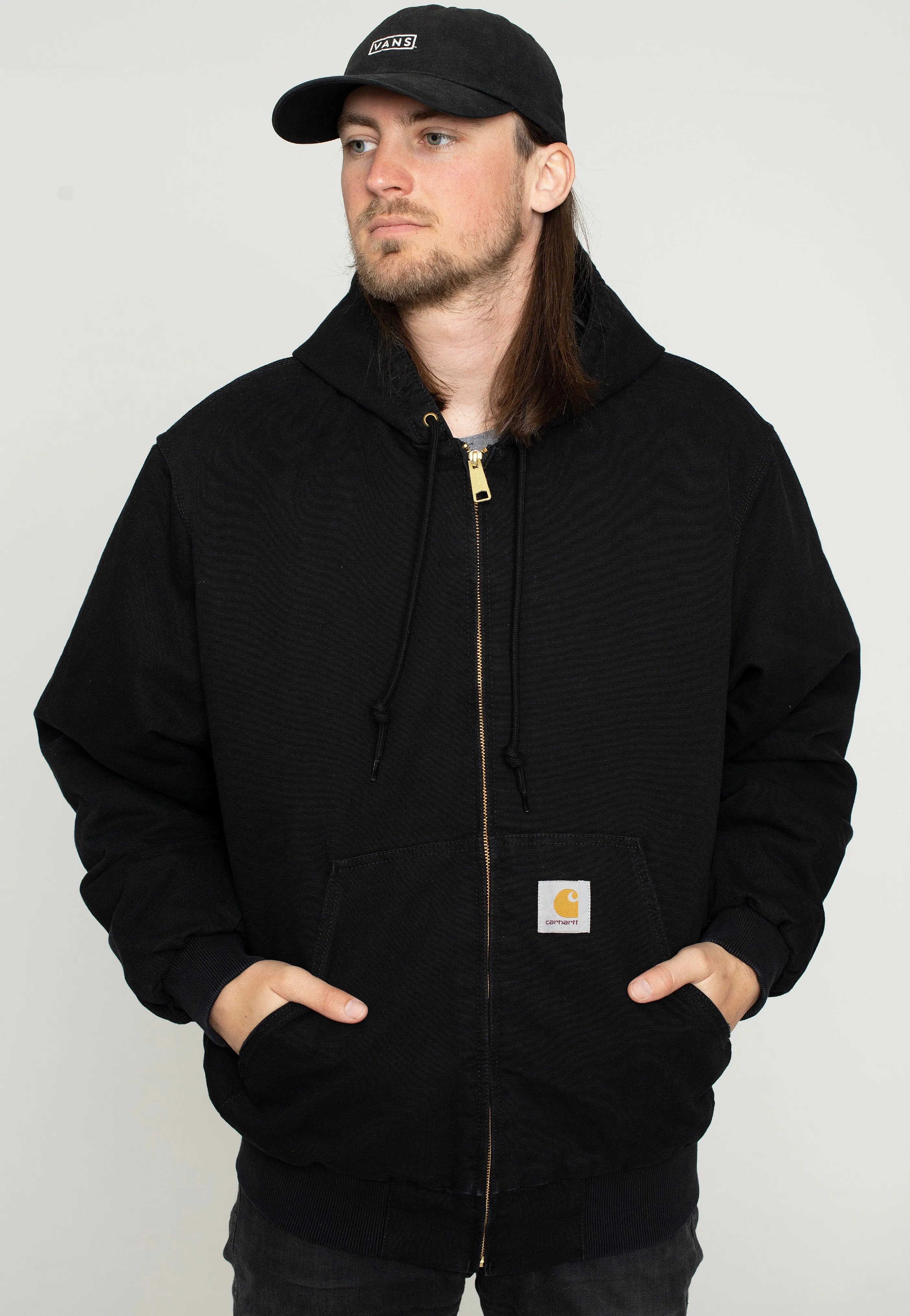 Carhartt WIP - OG Active Aged Canvas Black - Jacket Harmonica