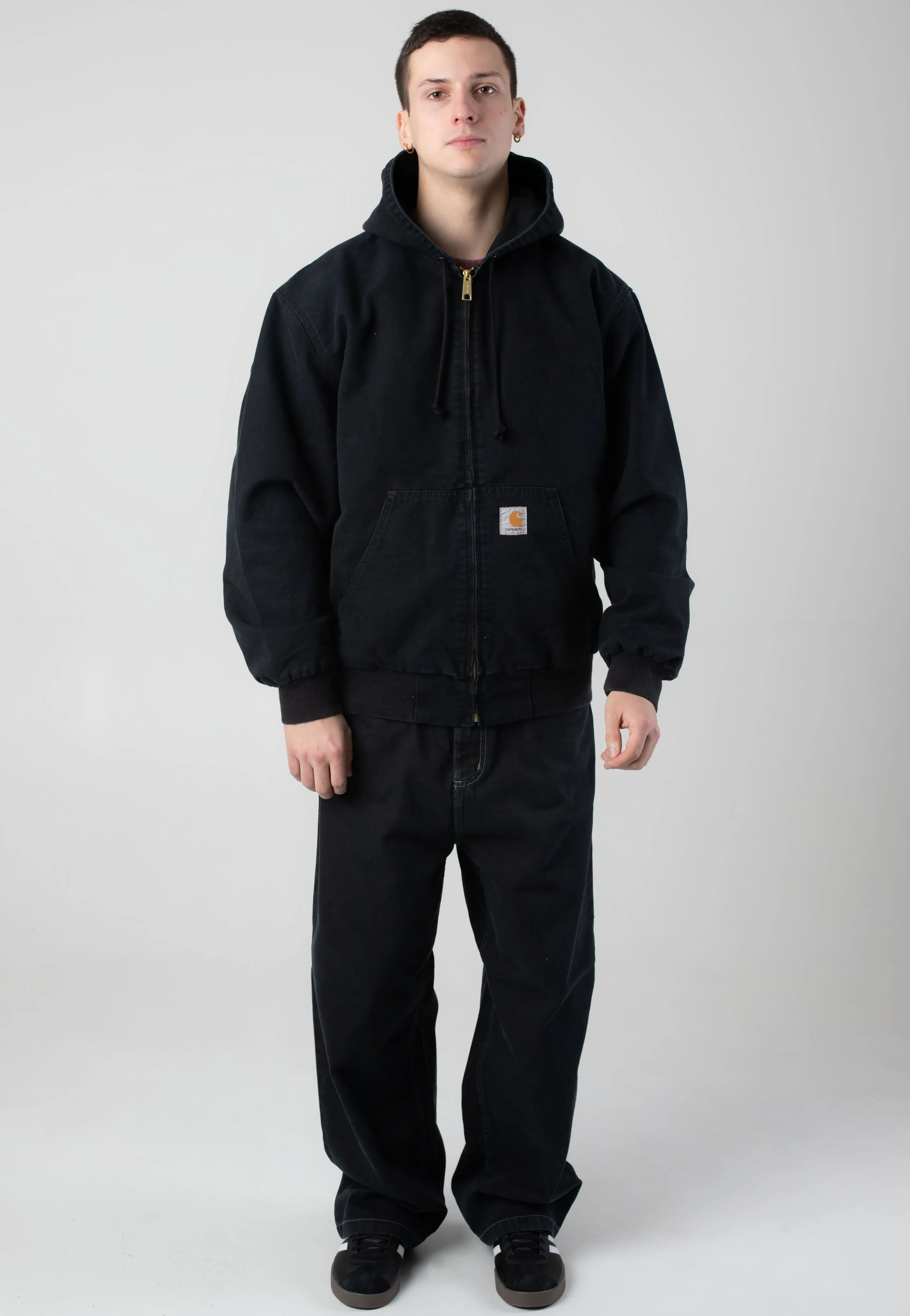 Carhartt WIP - OG Active Stone Canvas Black - Jacket Fabric