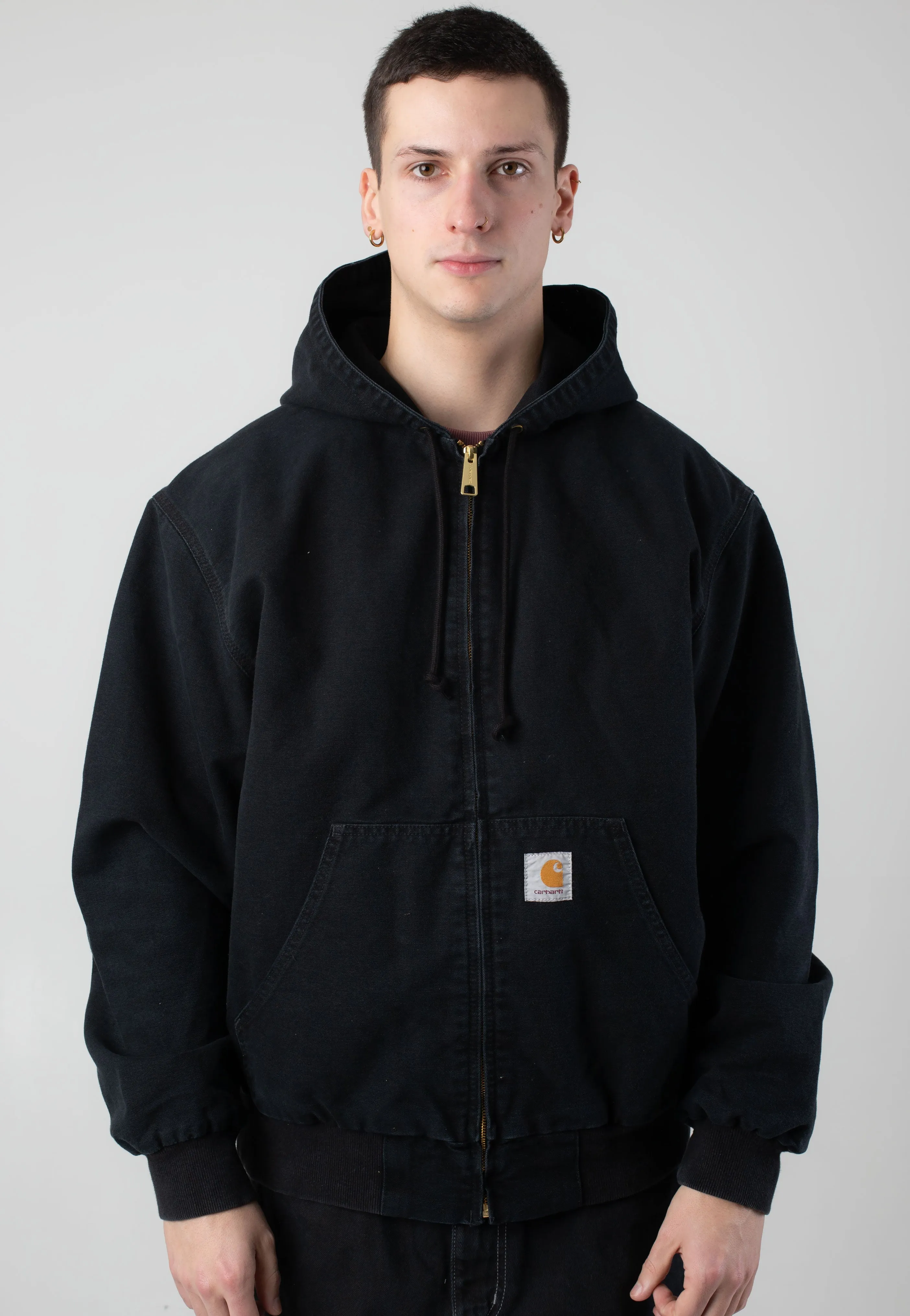 Carhartt WIP - OG Active Stone Canvas Black - Jacket Fabric