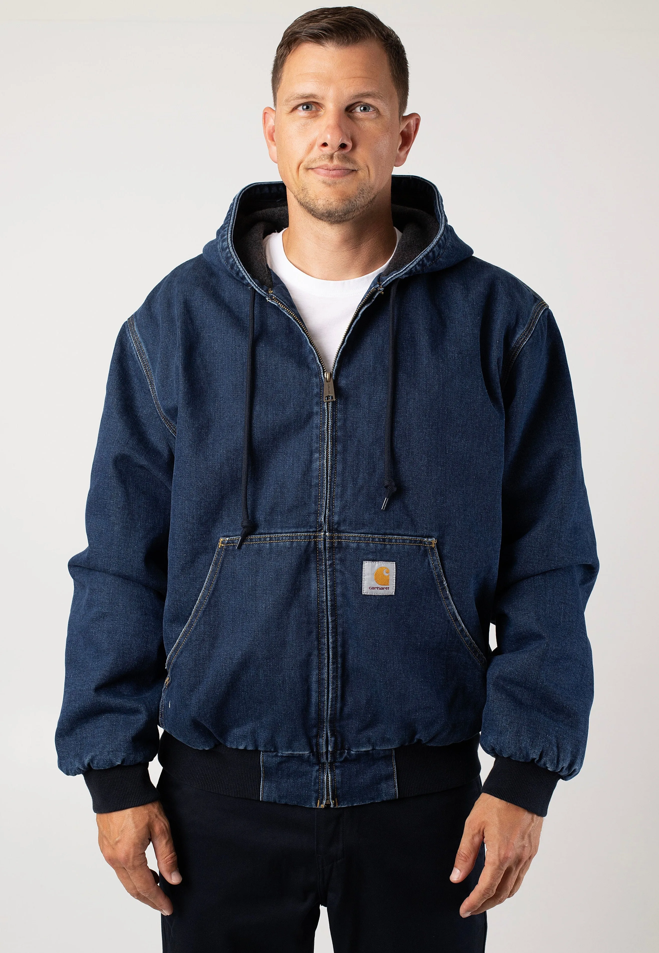 Carhartt WIP - OG Active Stone Washed Blue - Jacket Adjustable Feature