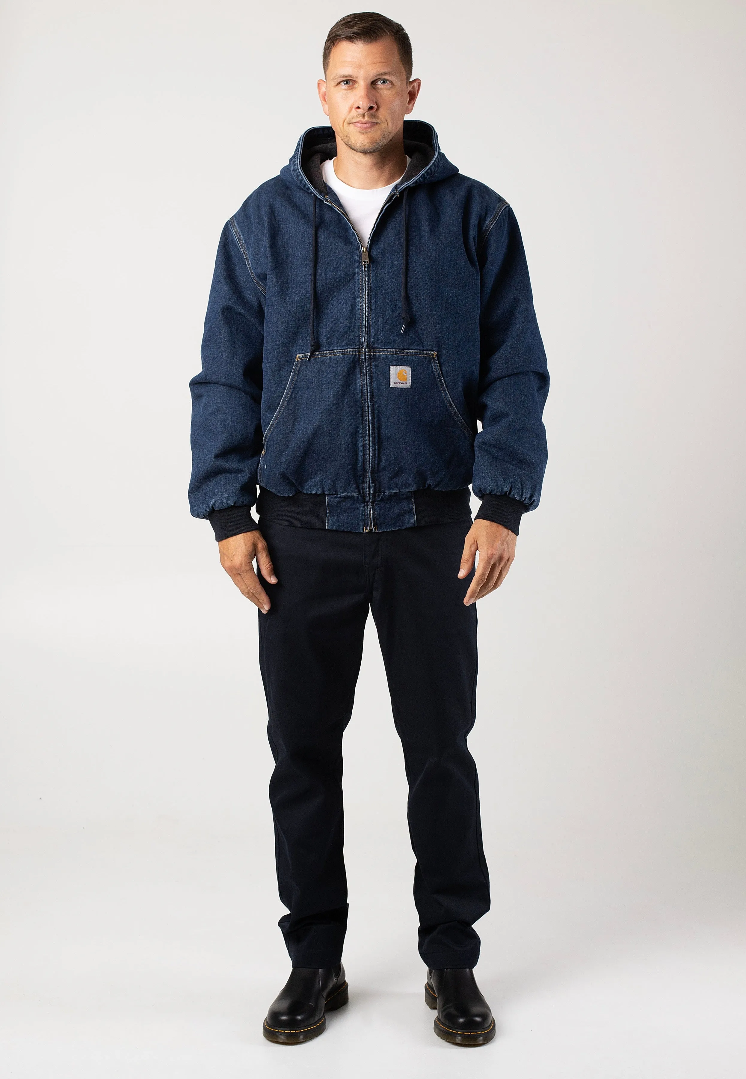 Carhartt WIP - OG Active Stone Washed Blue - Jacket Adjustable Feature