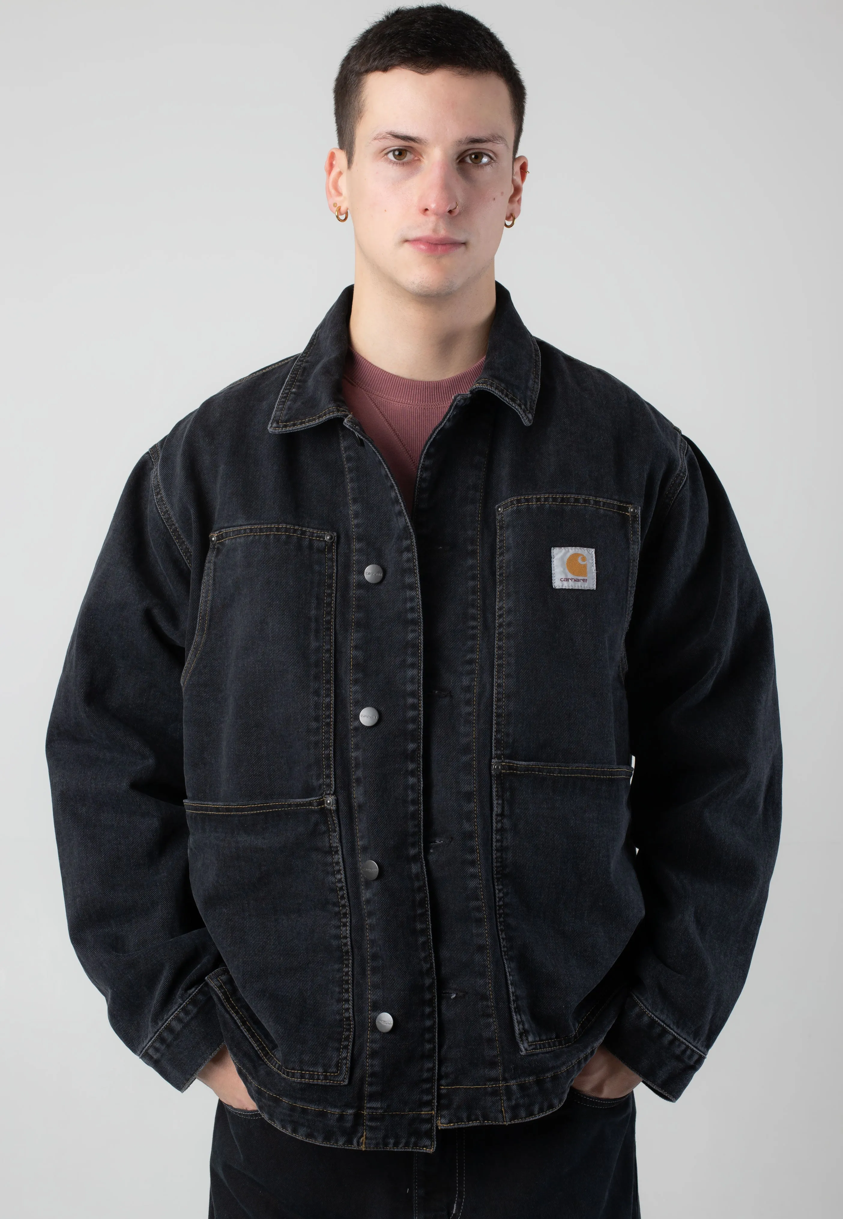 Carhartt WIP - OG Double Front Stone Washed Black - Jacket belt