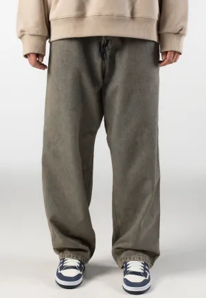 Trendy Evening Stroll Student Outfit Earthy Carhartt WIP - OG Single Knee Blue/Leather Garment Dyed - Jeans