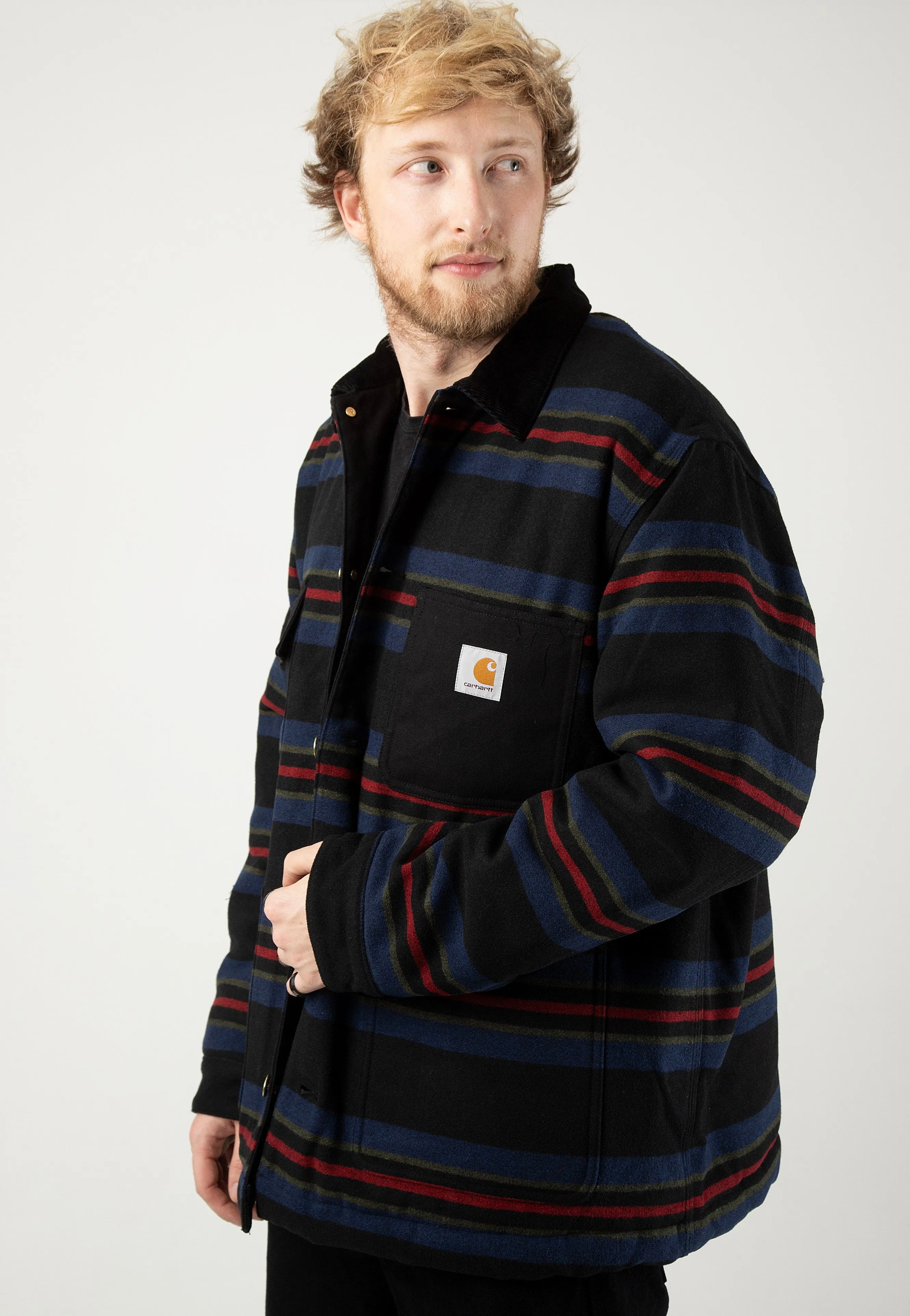 Carhartt WIP - Oregon Starco Stripe/ Black - Jacket UV protection piece