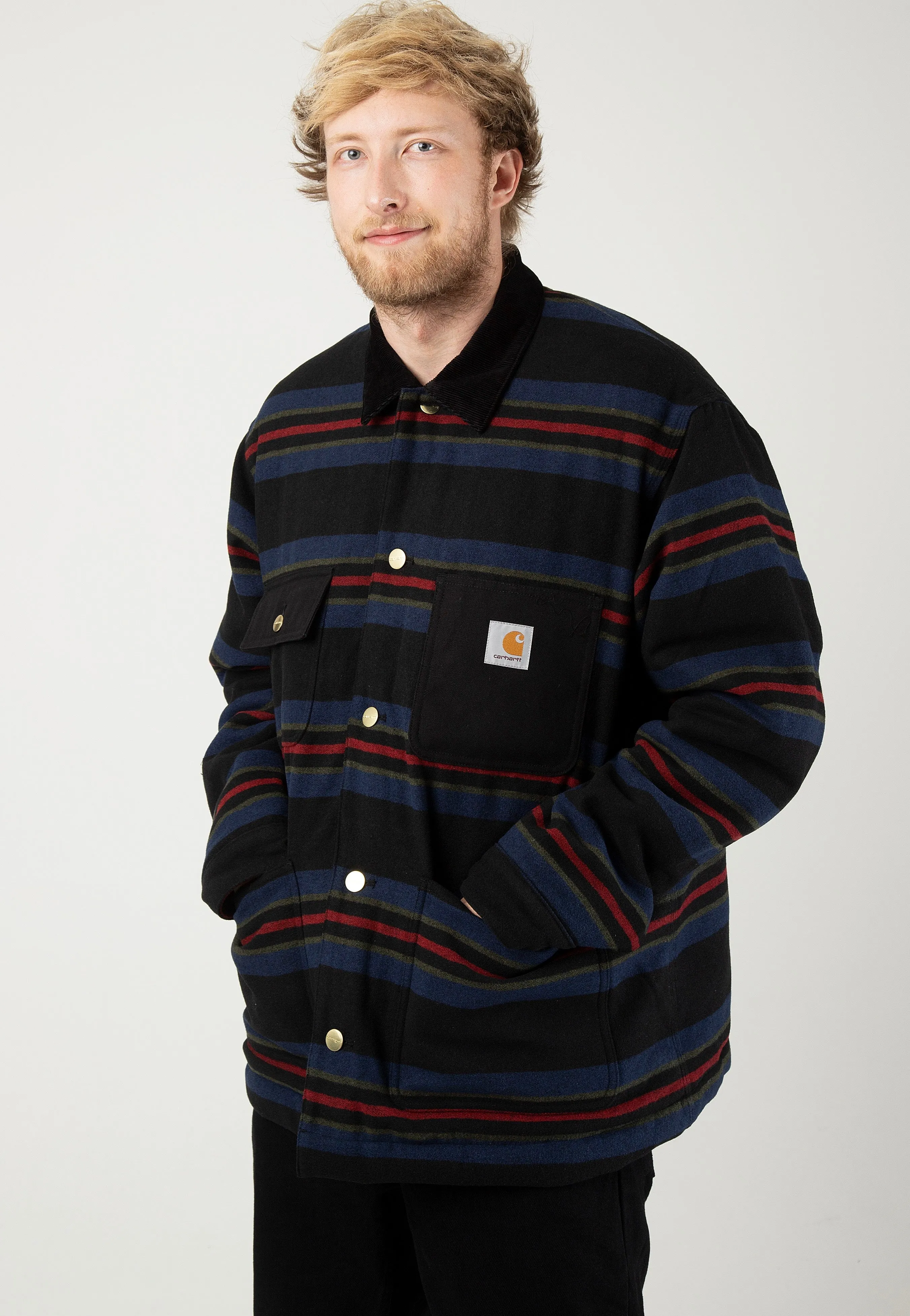 Carhartt WIP - Oregon Starco Stripe/ Black - Jacket UV protection piece