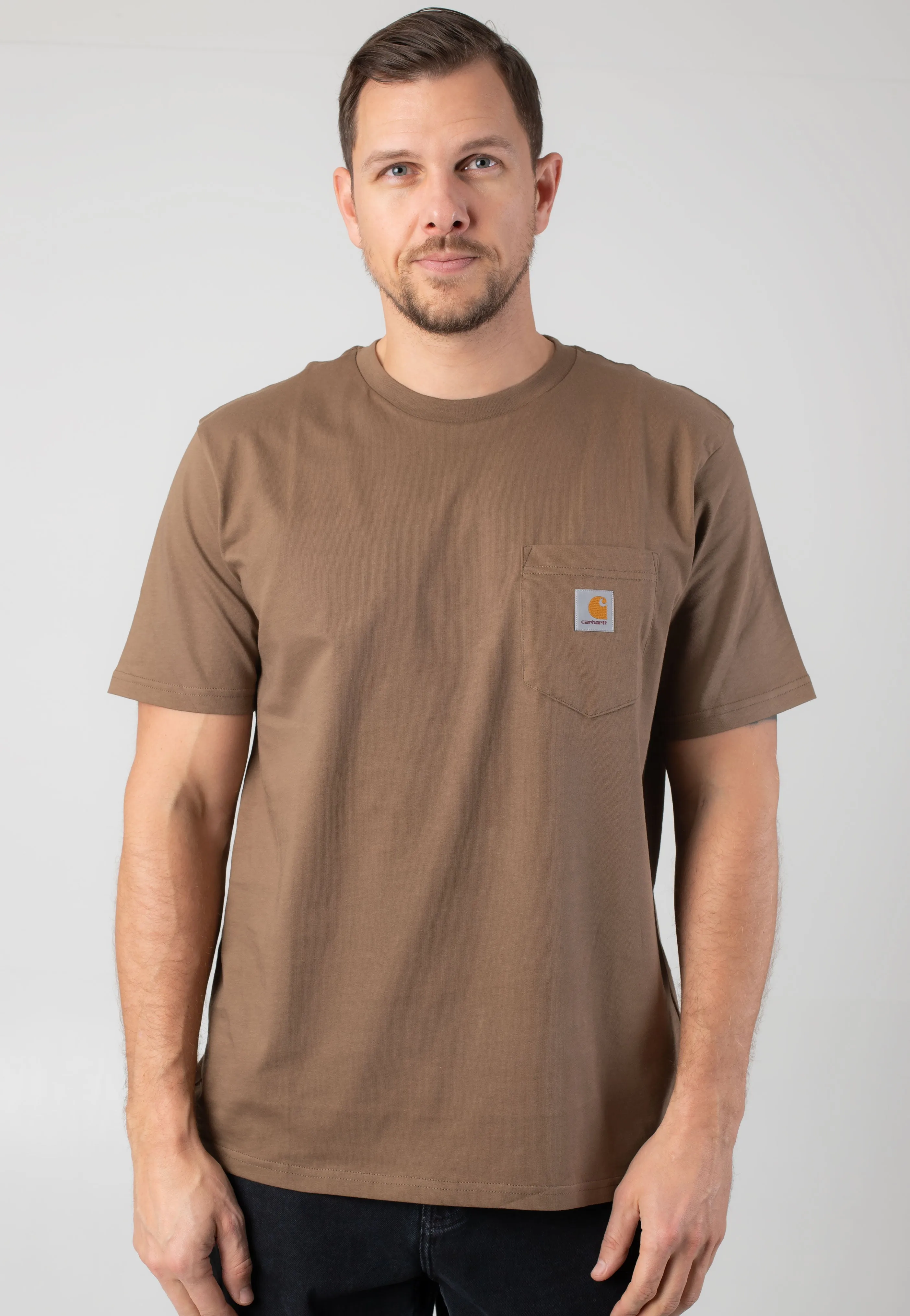 crew neck Carhartt WIP - Pocket Coconut - T-Shirt