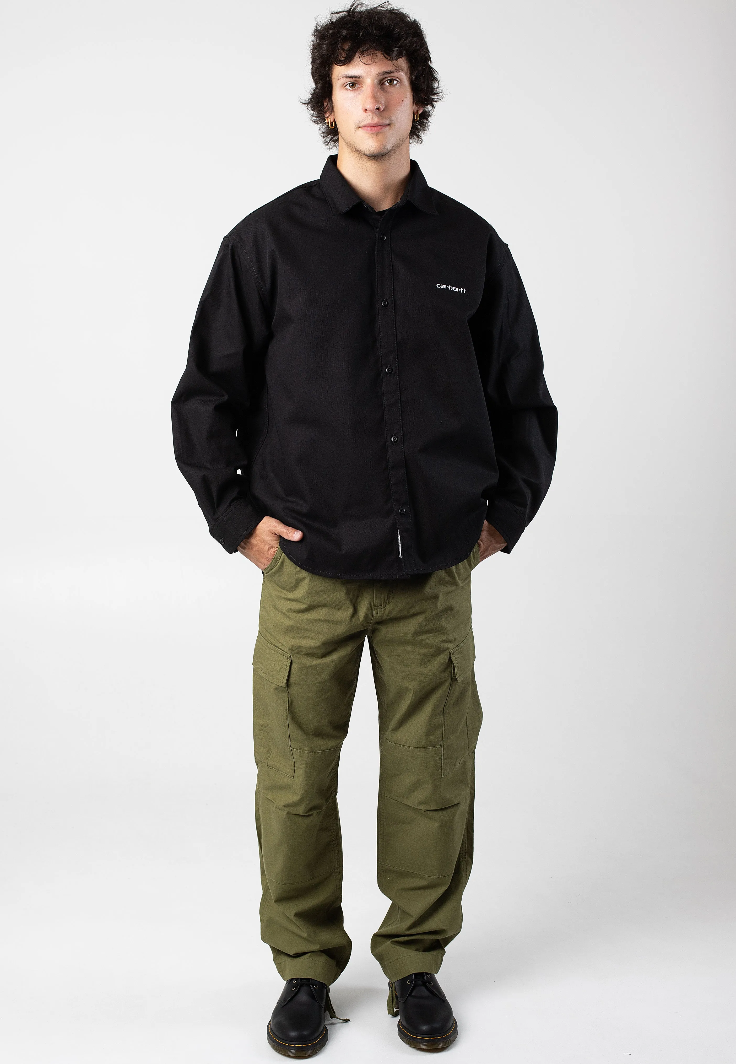 Carhartt WIP - Regular Cargo Rinsed Capulet - Pants Soft Waistband