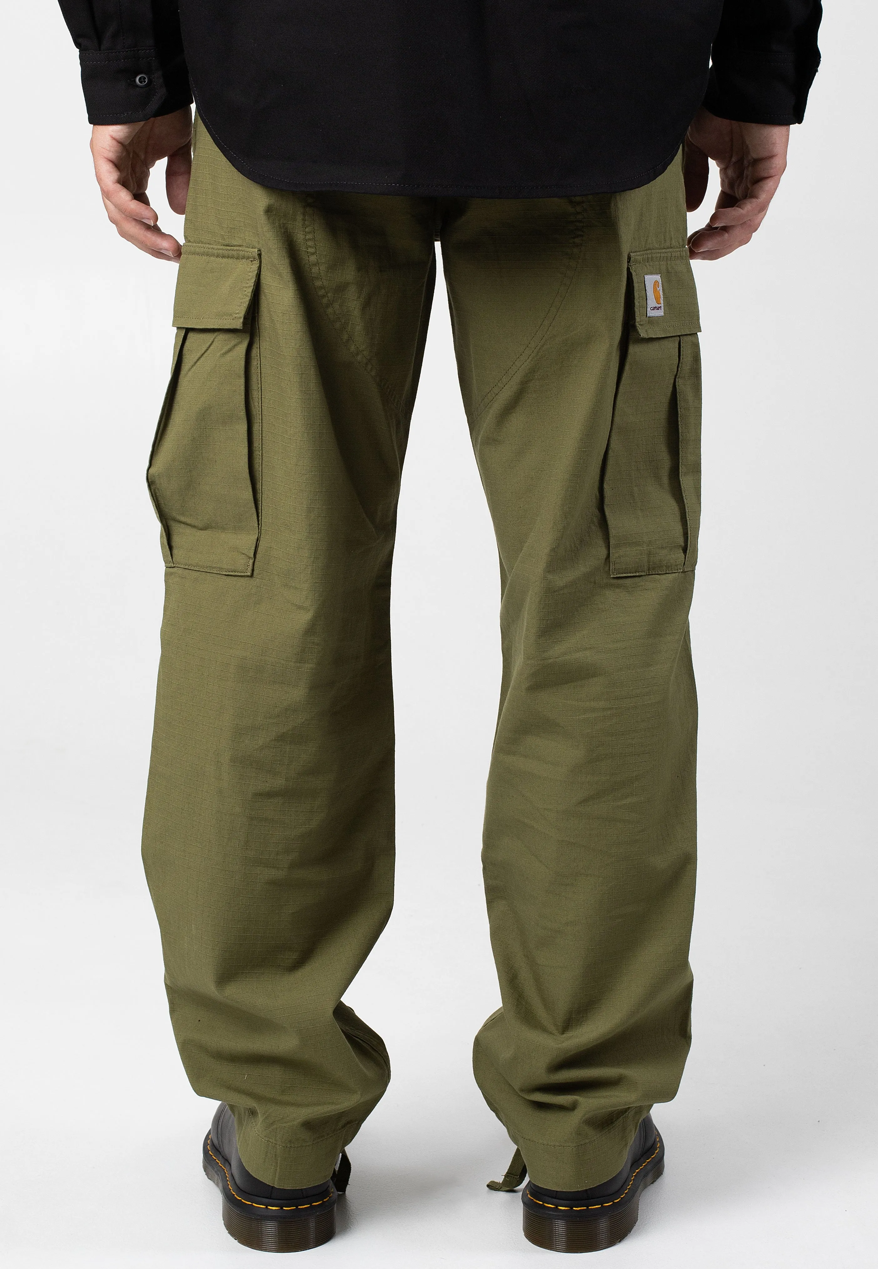 Carhartt WIP - Regular Cargo Rinsed Capulet - Pants Soft Waistband