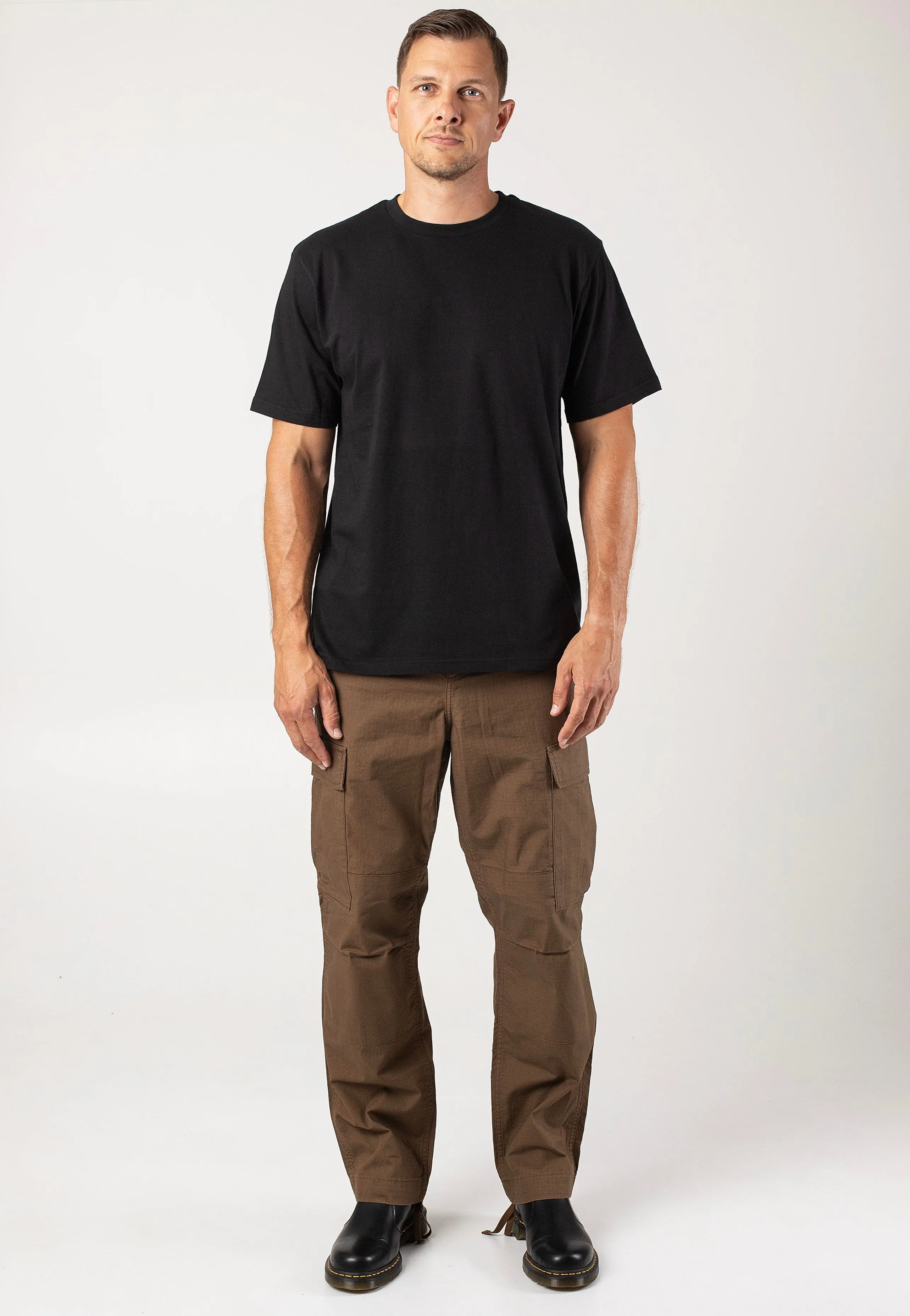 Carhartt WIP - Regular Cargo Rinsed Chocolate - Pants Classic Fit