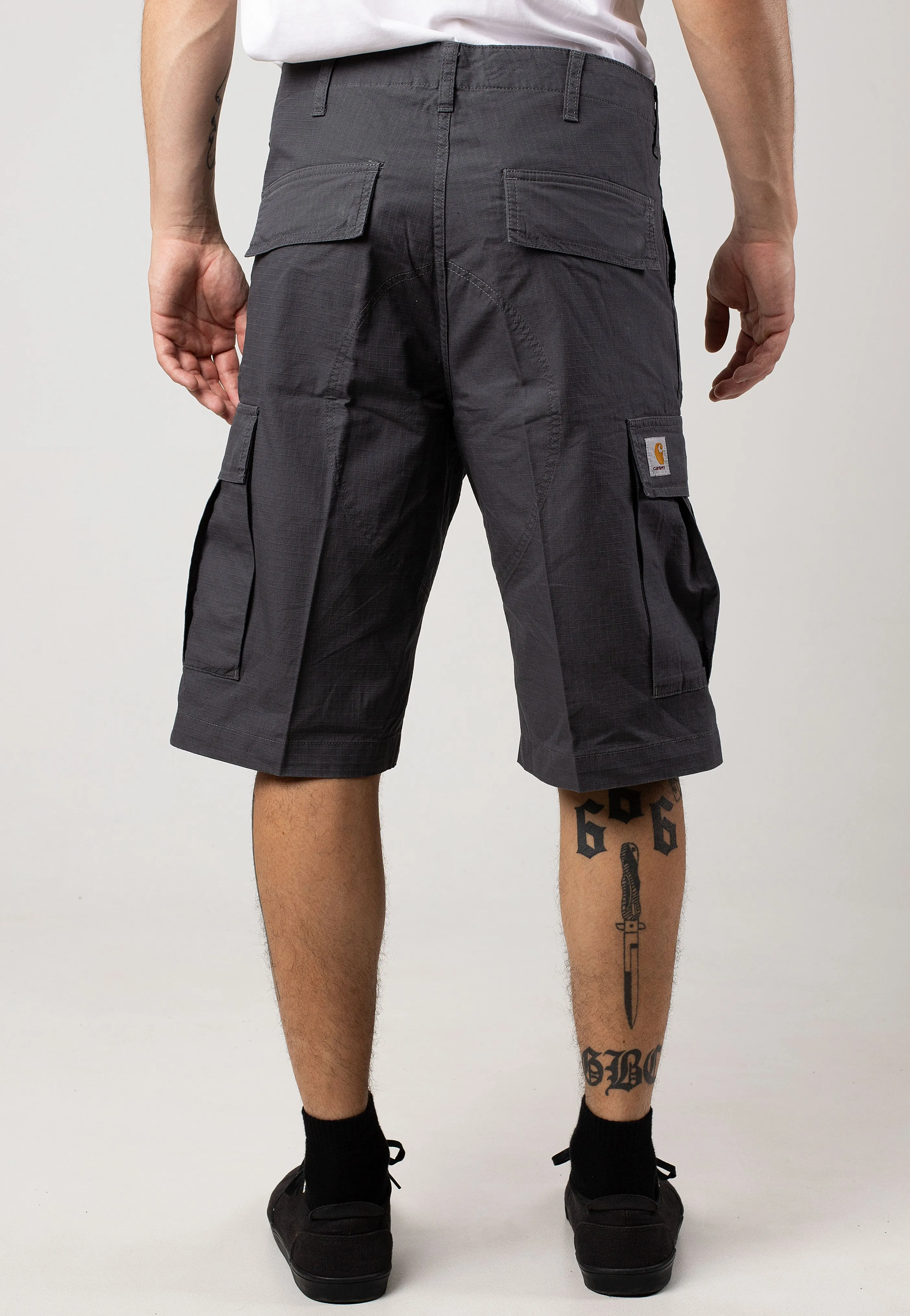 Carhartt WIP - Regular Cargo Rinsed Graphite - Shorts Fast - drying
