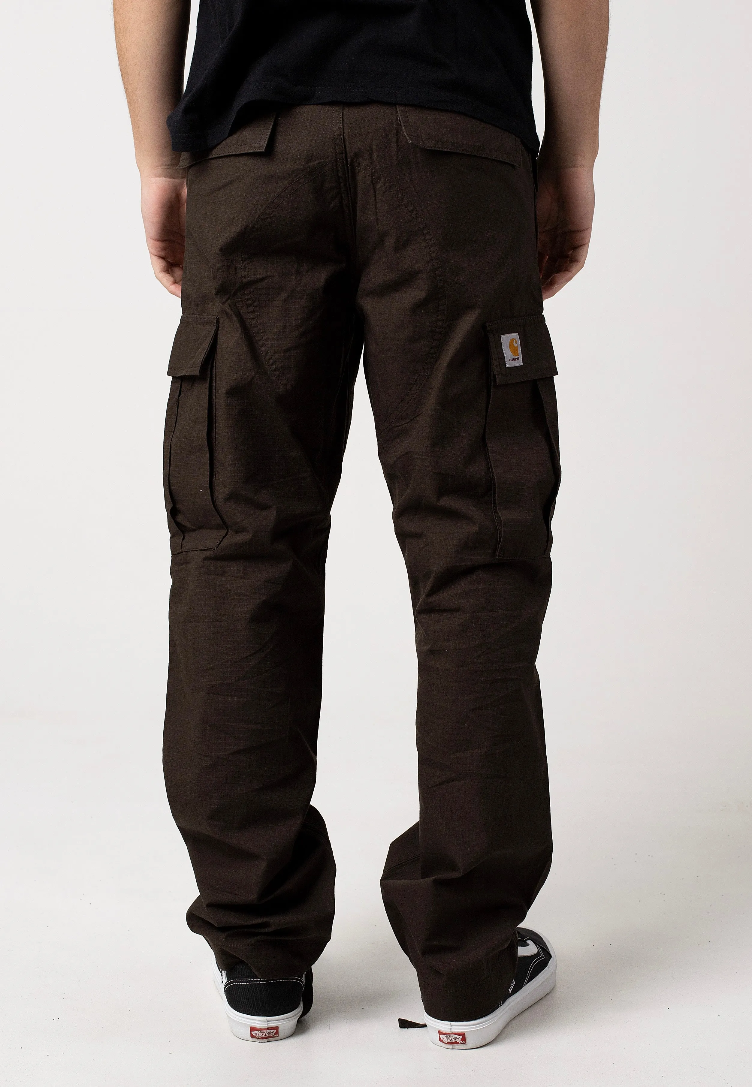 Carhartt WIP - Regular Cargo Rinsed Tobacco - Pants Comfortable Wear