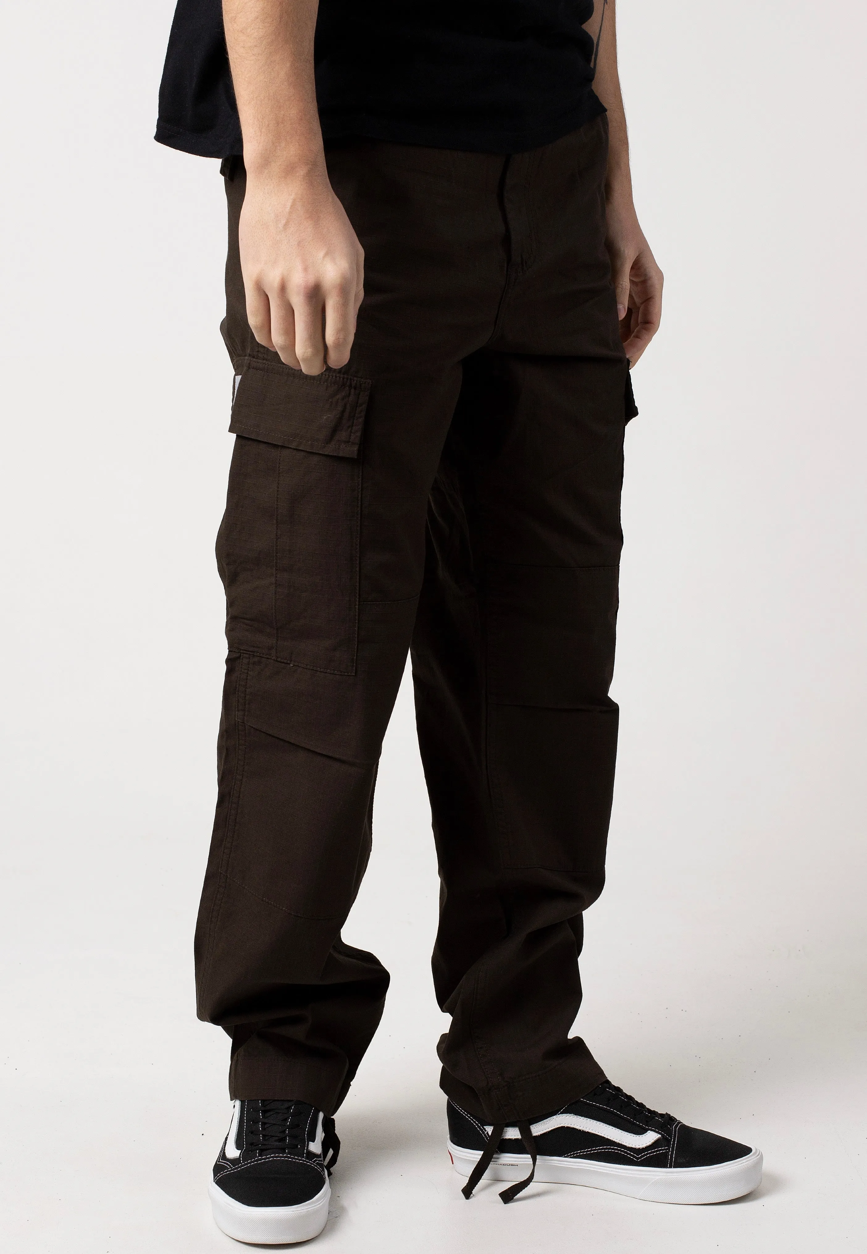 Carhartt WIP - Regular Cargo Rinsed Tobacco - Pants Comfortable Wear