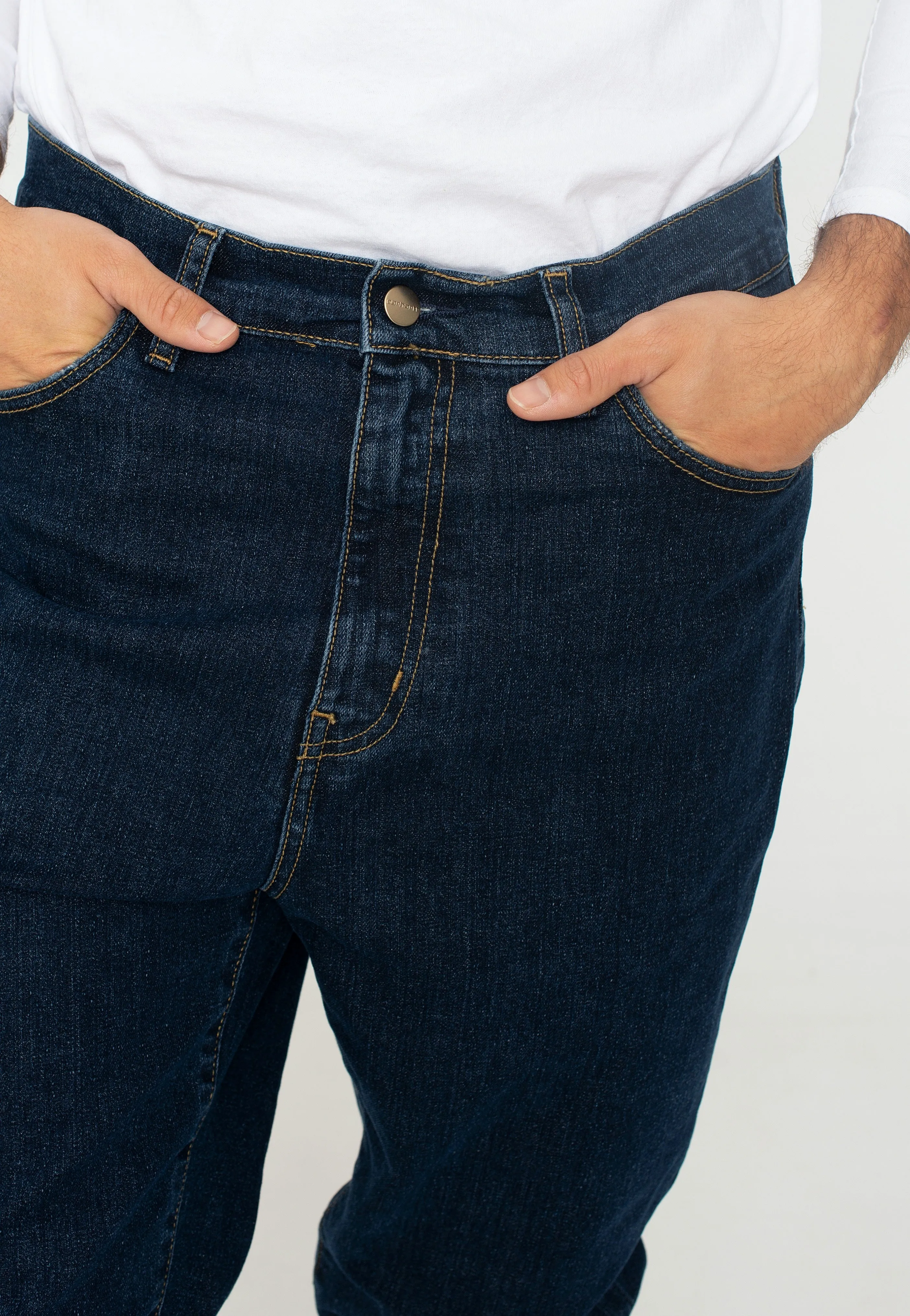 Carhartt WIP - Revolt Stone Washed Blue - Jeans Vintage Craft