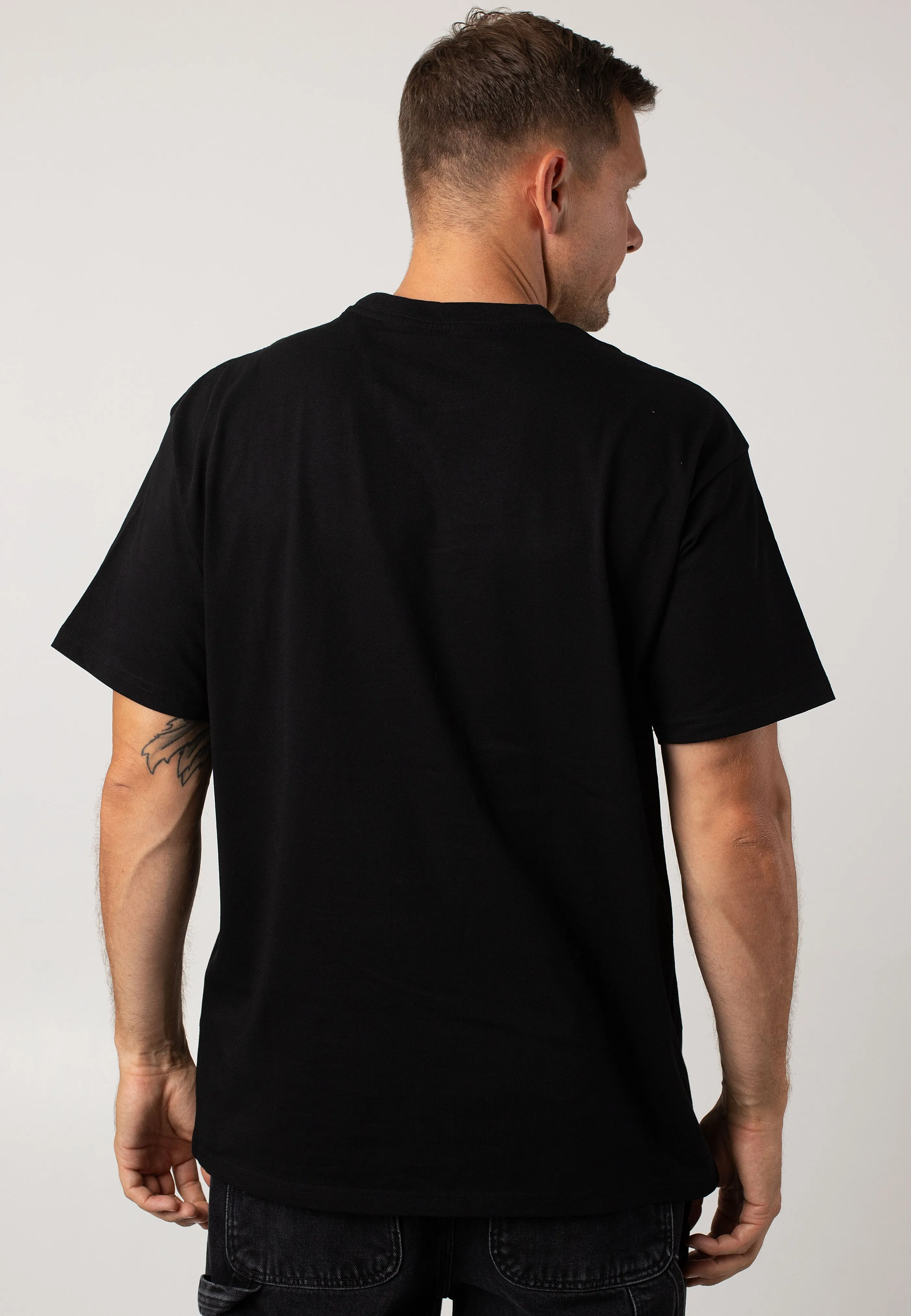Carhartt WIP - Script Embroidery Black / White - T-Shirt Enhanced comfort