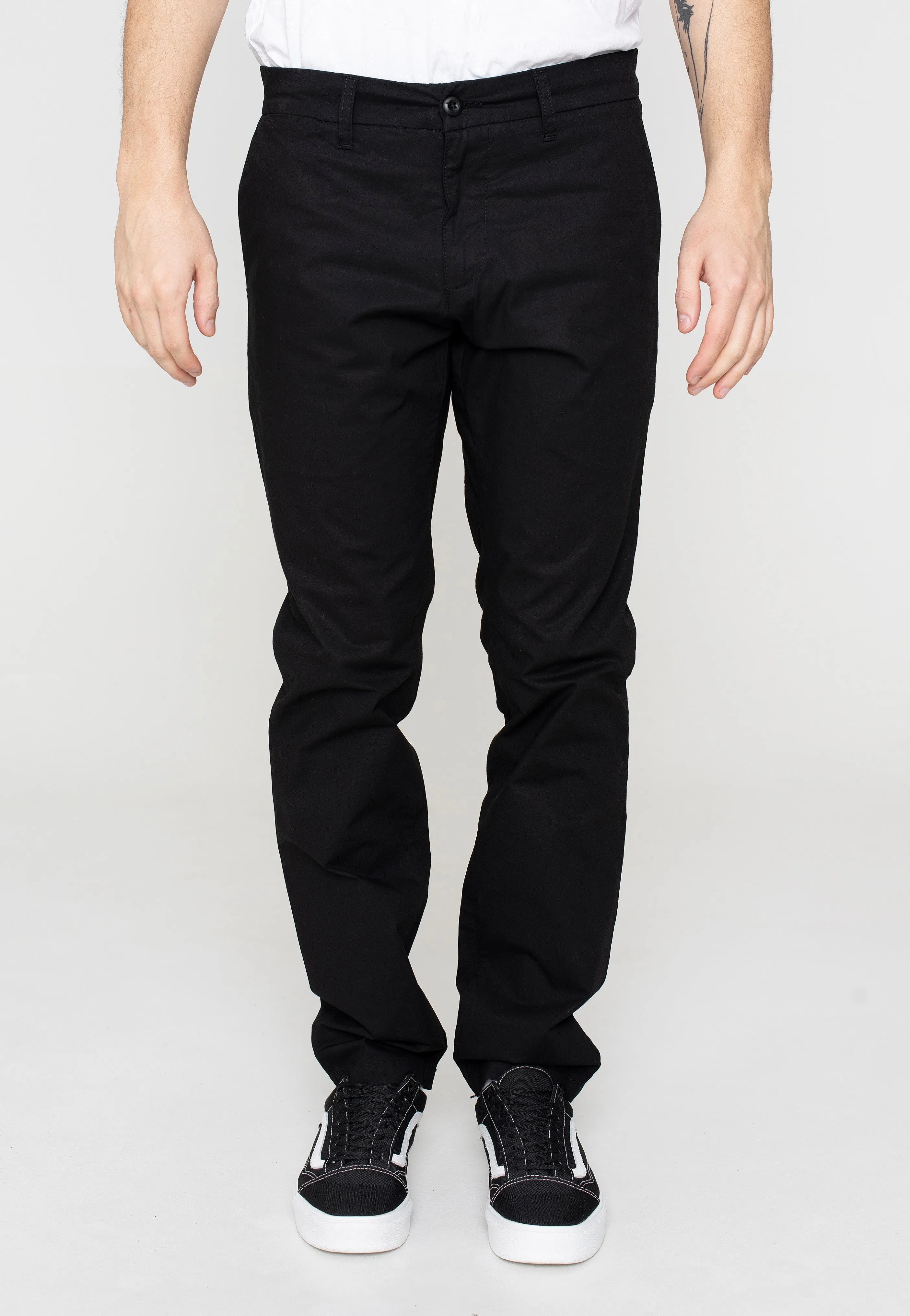 Carhartt WIP - Sid Rinsed Black - Pants Travel Fit