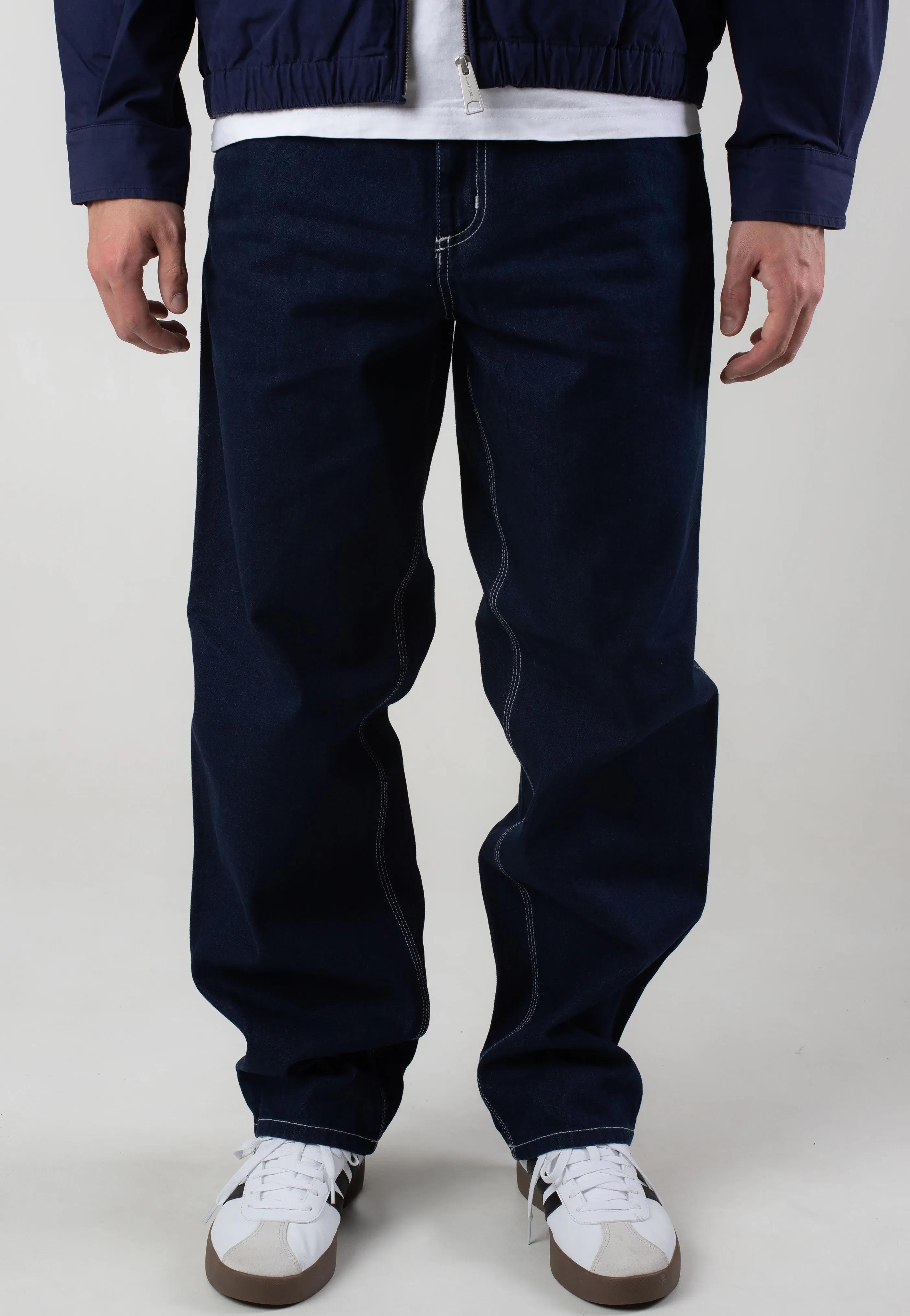 Carhartt WIP - Simple One Wash Blue - Jeans Luxury Textured Athlete Fit
