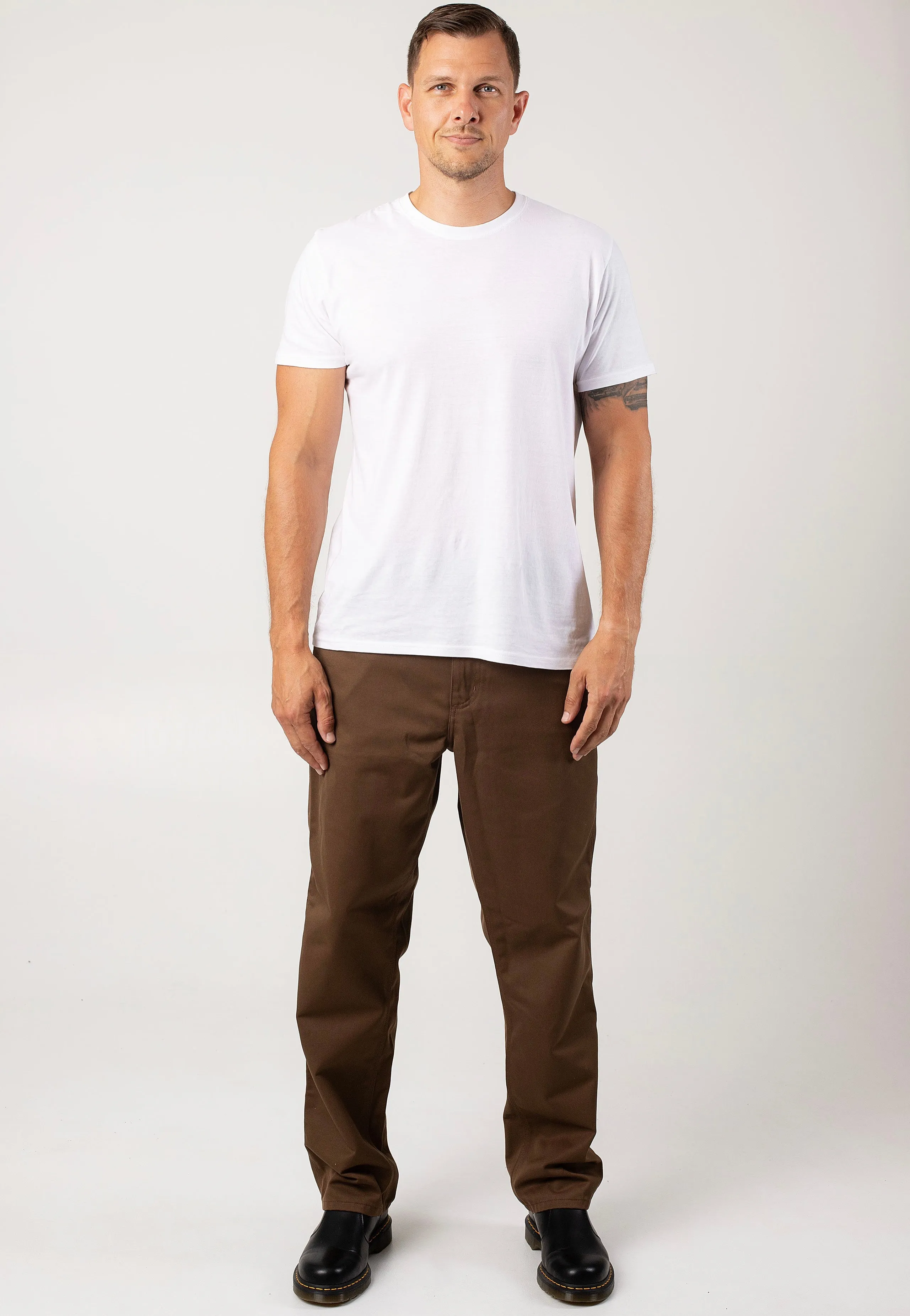 Carhartt WIP - Simple Pant Chocolate - Pants Elastic waist Reversible design