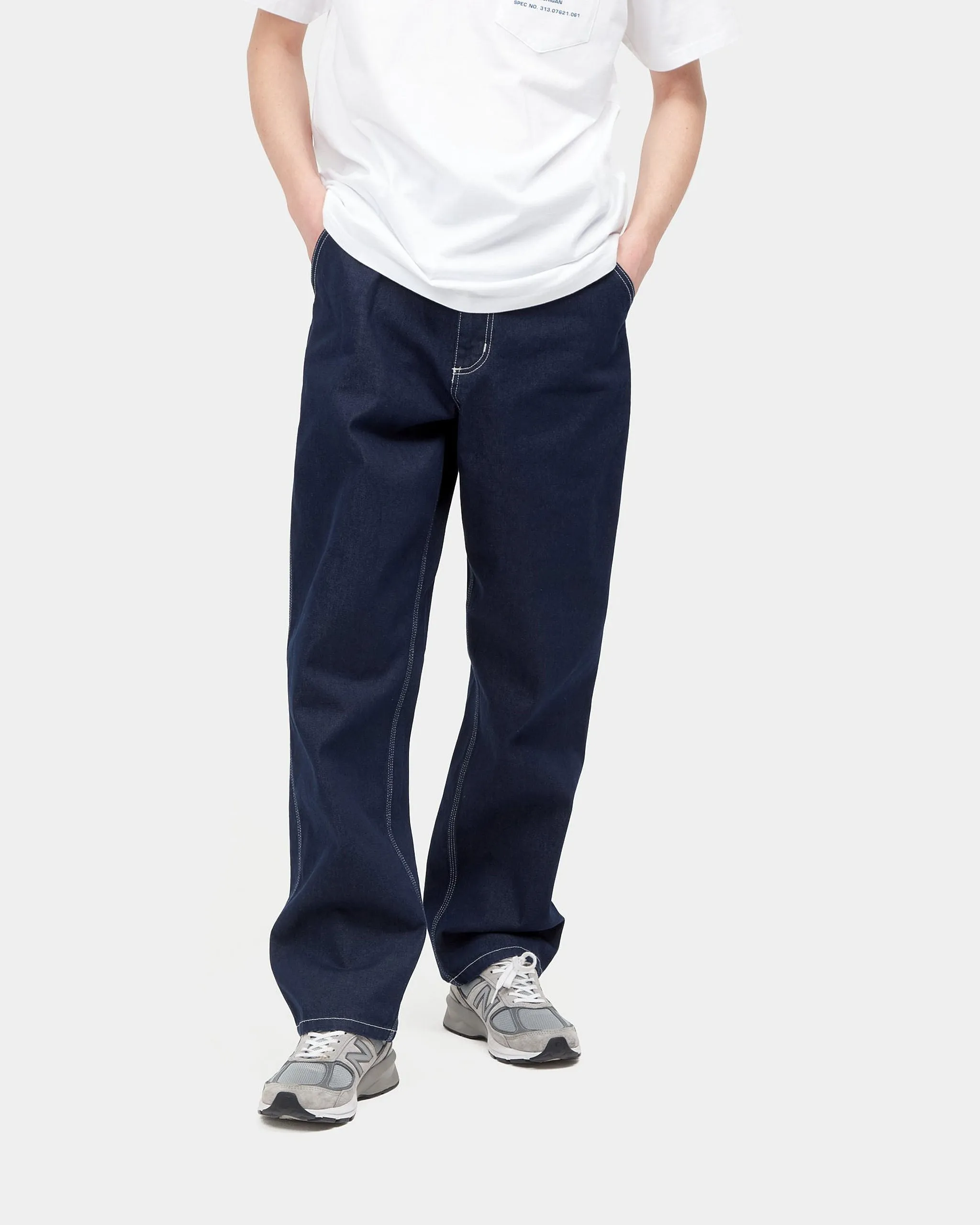 Carhartt WIP Simple Pant Loose Fit Mens Jeans - Blue One Wash | Carhartt WIP Jeans | JEANSTORE